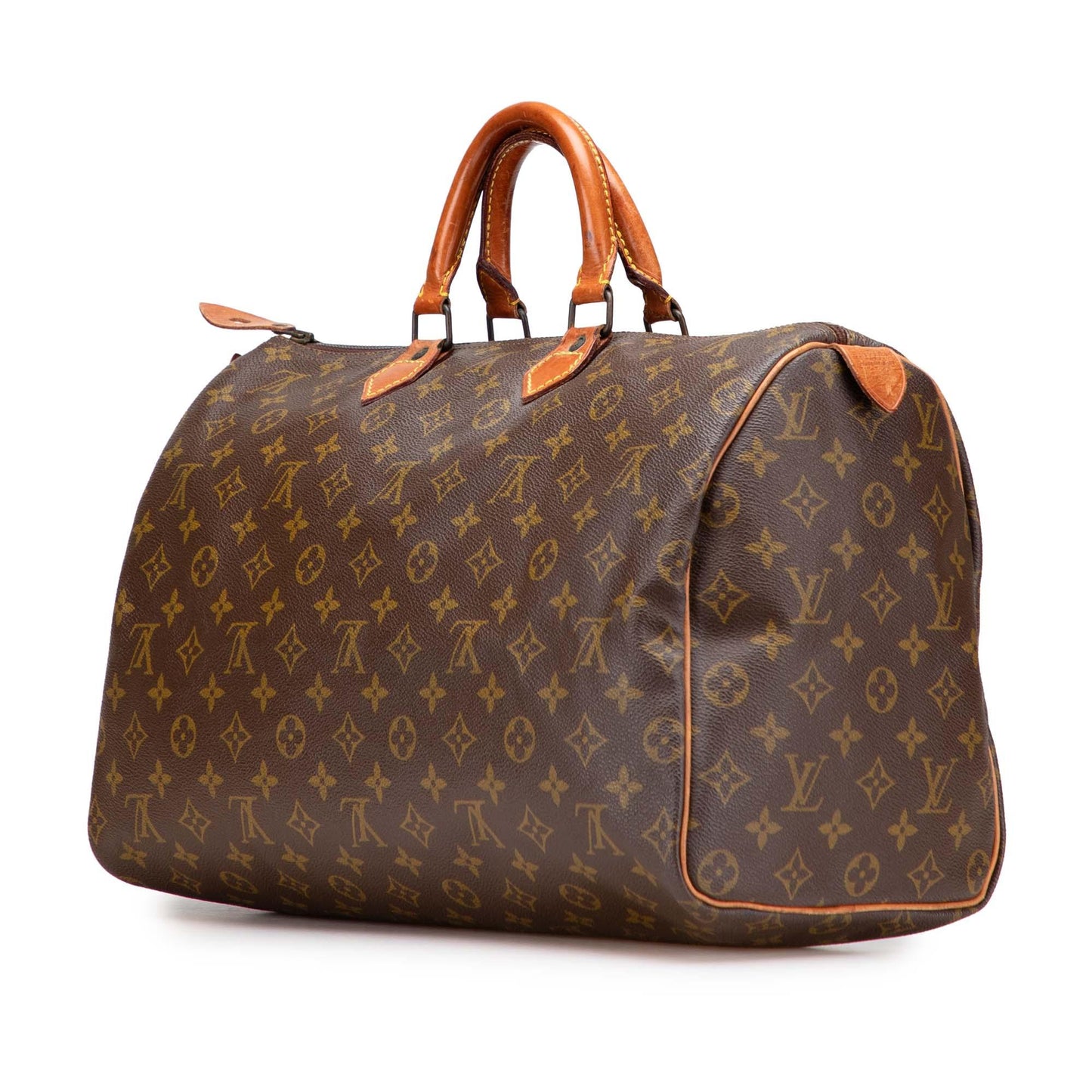 Brown Louis Vuitton Monogram Speedy 40 Boston Bag