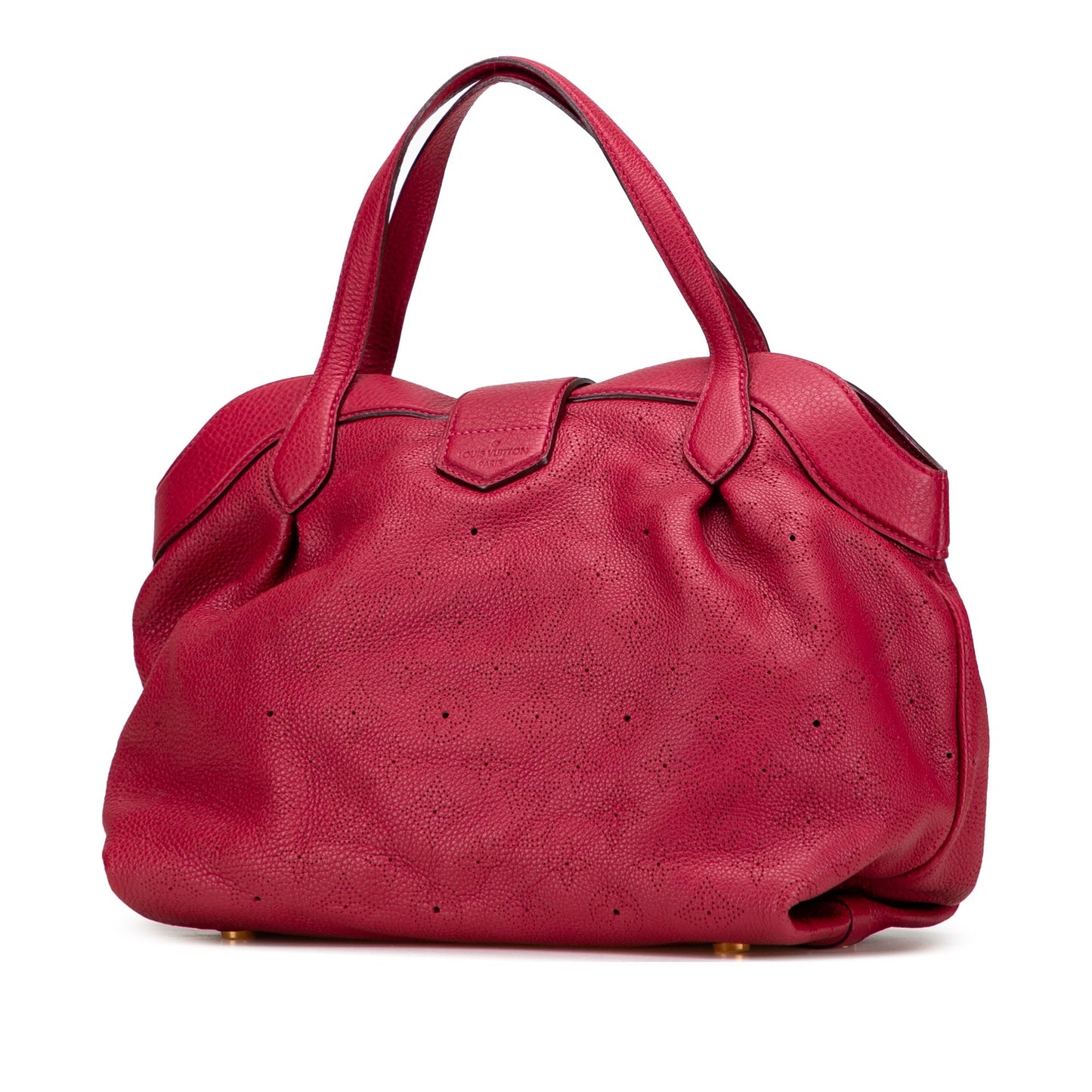 Red Louis Vuitton Monogram Mahina Cirrus PM Handbag
