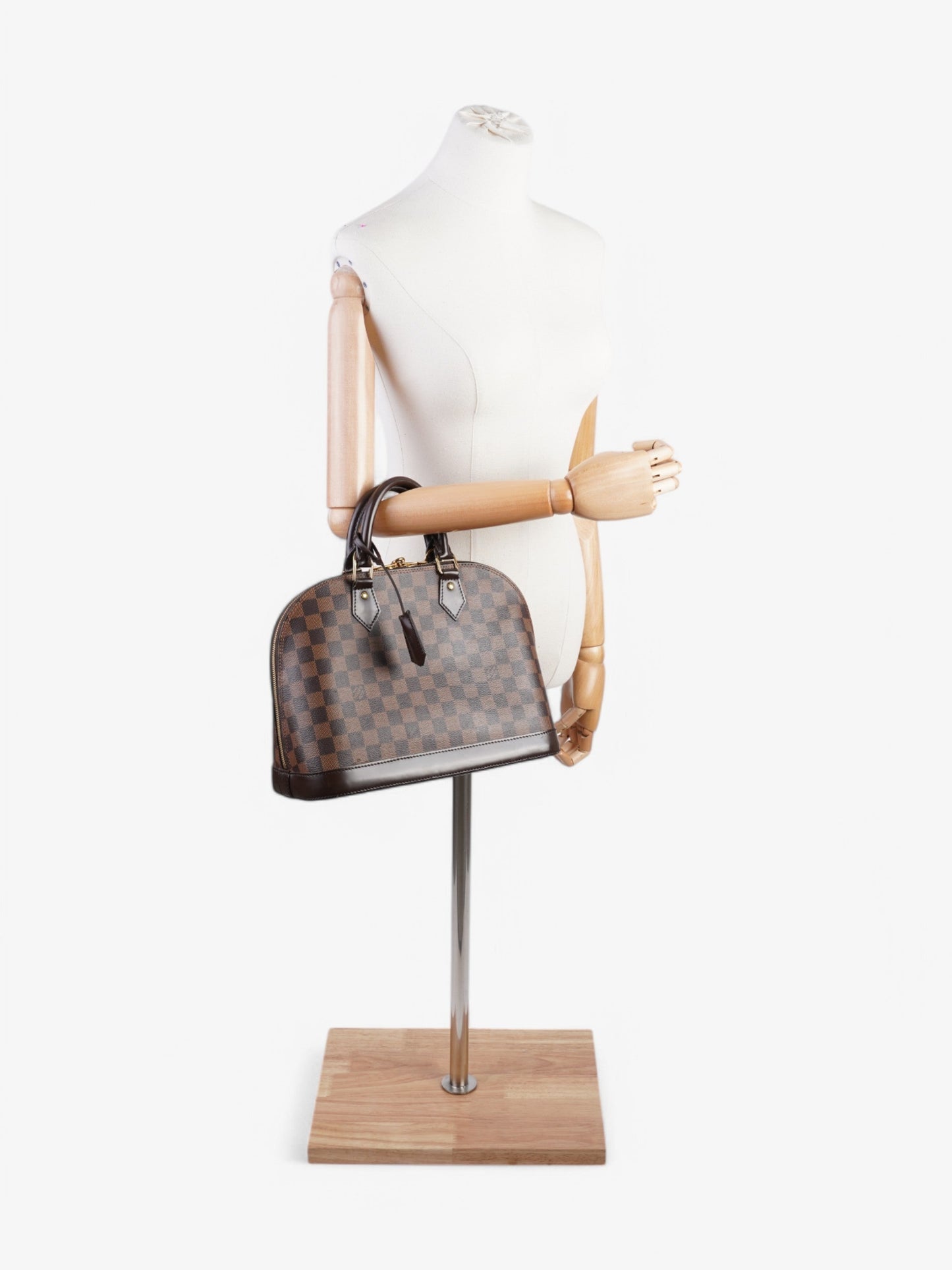 Louis Vuitton Alma Damier Ebene Coated Canvas PM