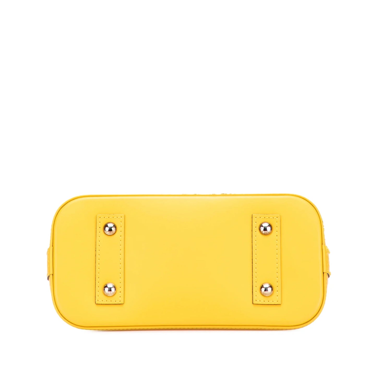 Yellow Louis Vuitton Epi Alma BB Satchel