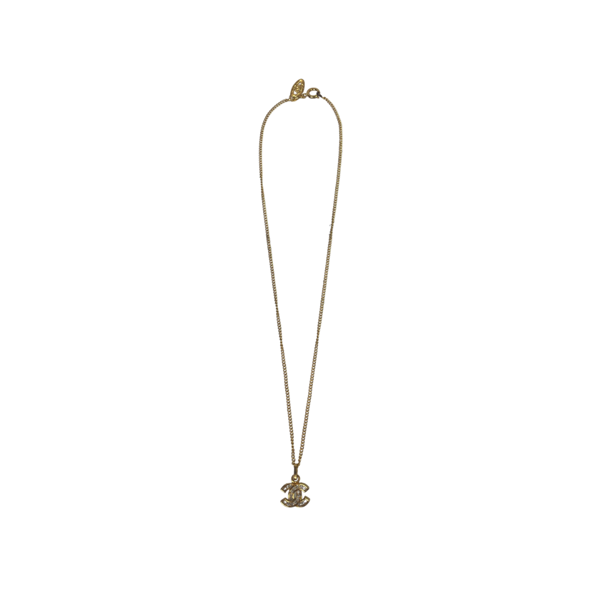 Chanel CC Necklace Gold Plated
