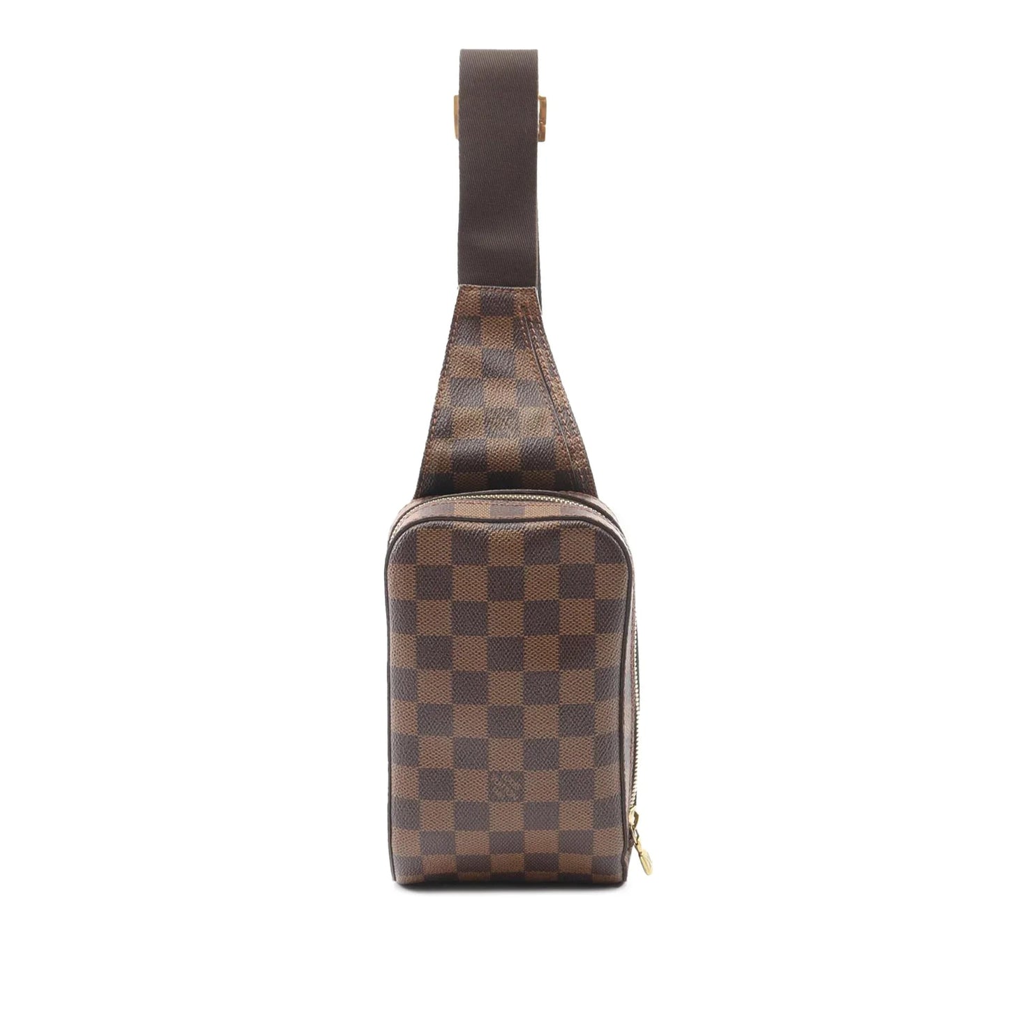 Brown Louis Vuitton Damier Ebene Geronimos Crossbody Bag