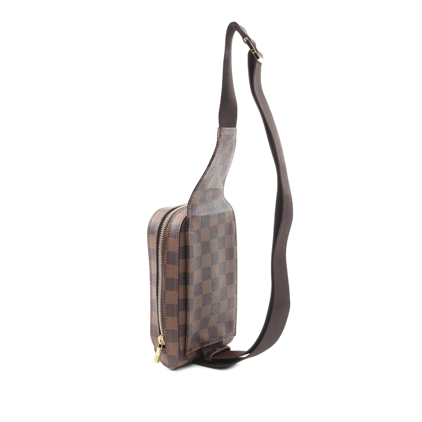 Brown Louis Vuitton Damier Ebene Geronimos Crossbody Bag