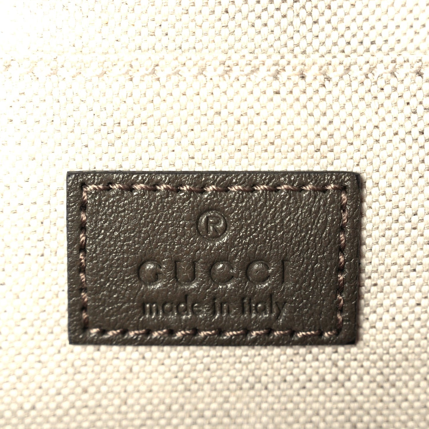 Gucci Sakai Be Green Calfskin Diagonal Stitched Small Blondie Shoulder Bag Craclet Brown