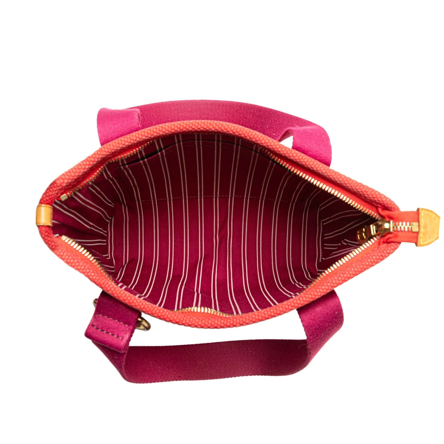 Red Louis Vuitton Antigua Cabas PM Handbag