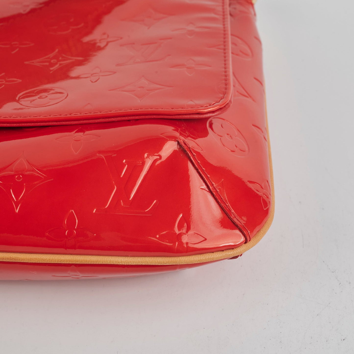 Louis Vuitton Thompson Street Vernis Red/Orange Shoulder Bag