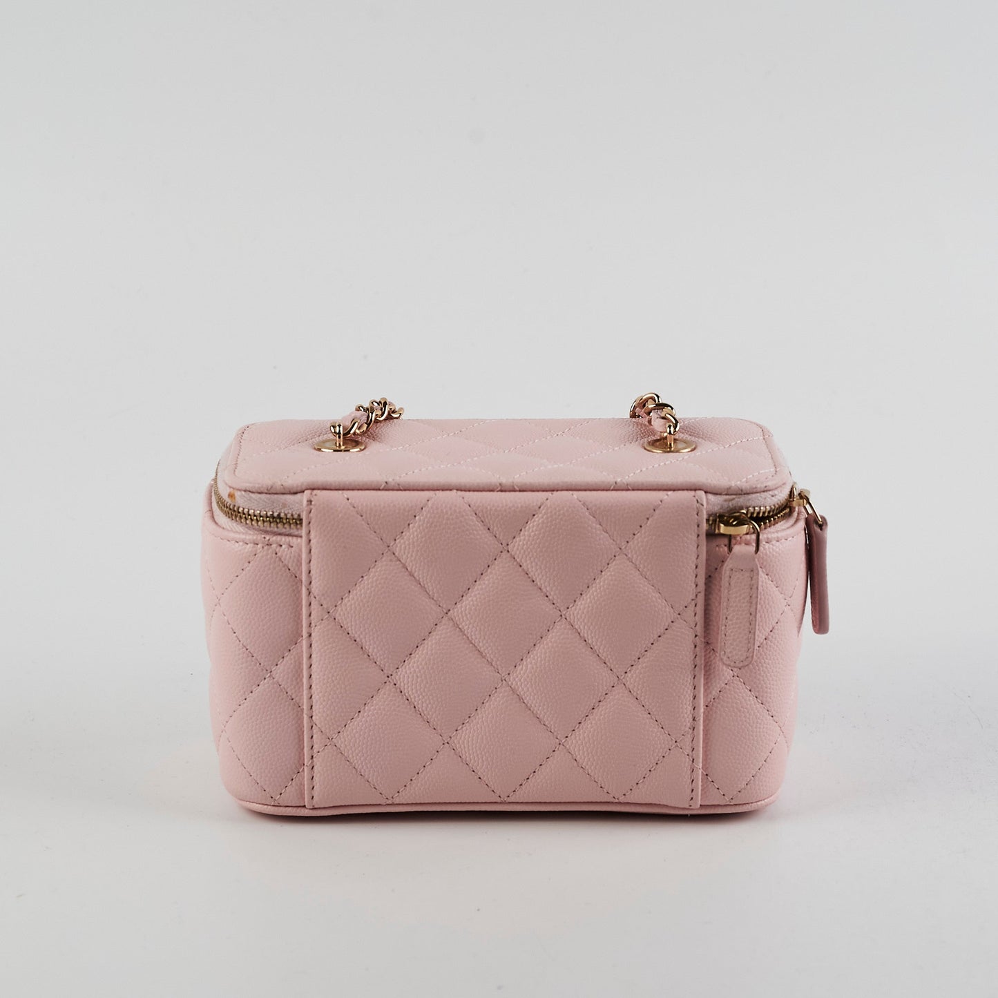 ITEM 34 - Chanel Pink Caviar Vanity Crossbody Bag