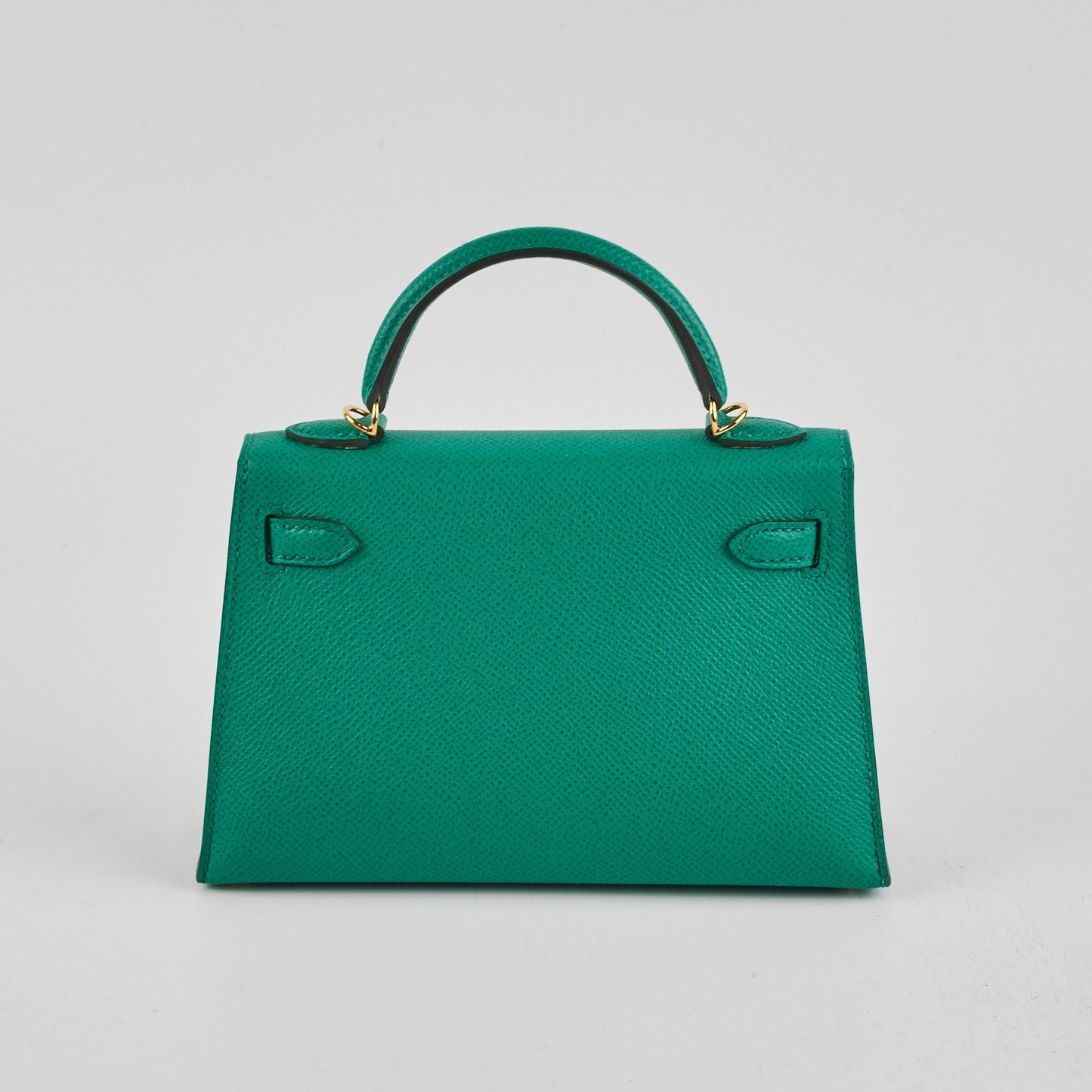 Hermes Mini Kelly Green Jade Epsom - Z Stamp