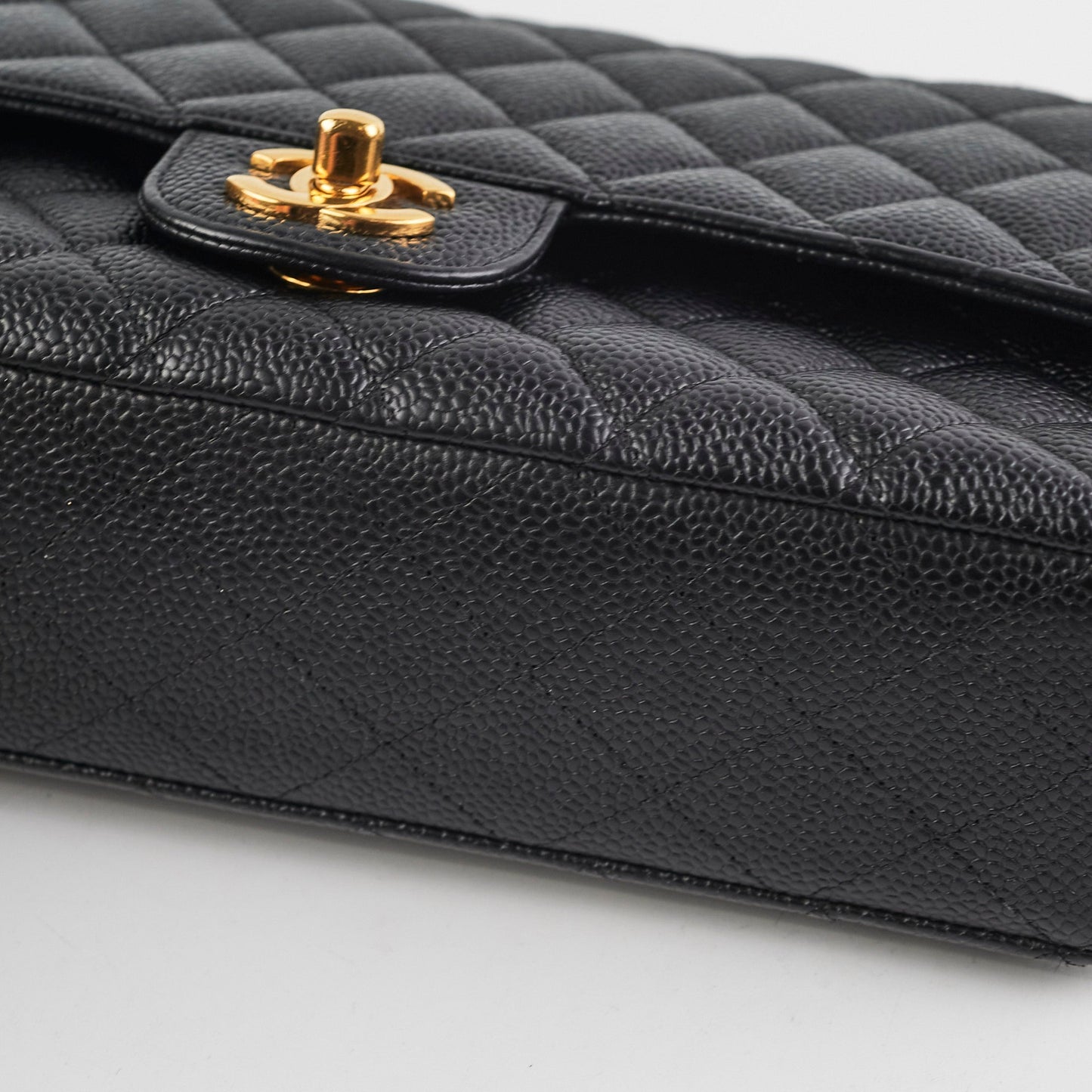 Chanel Medium/Large Double Classic Flap Black