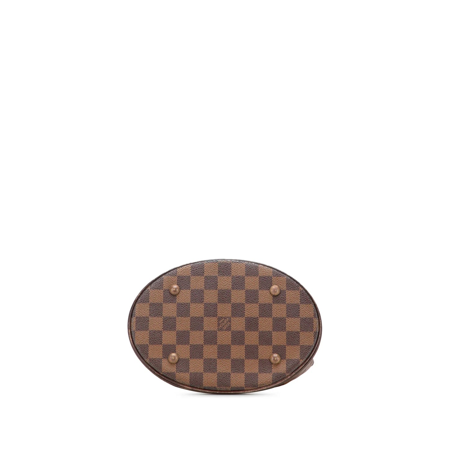 Brown Louis Vuitton Damier Ebene Marais Bucket Bag