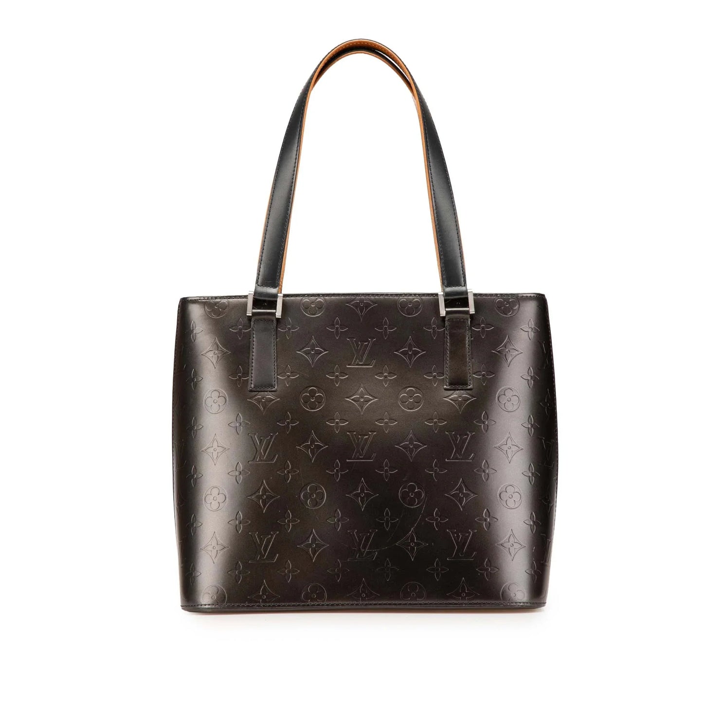 Gray Louis Vuitton Monogram Mat Stockton Tote Bag