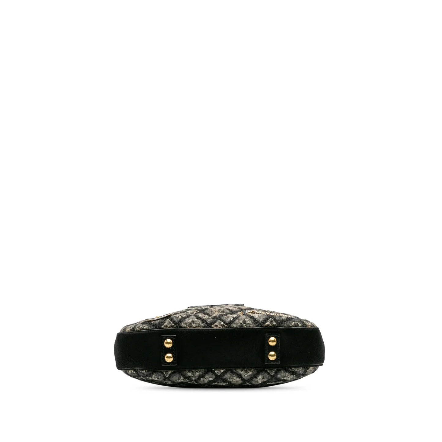Gray Louis Vuitton Quilted Monogram Denim Mtte Shoulder Bag