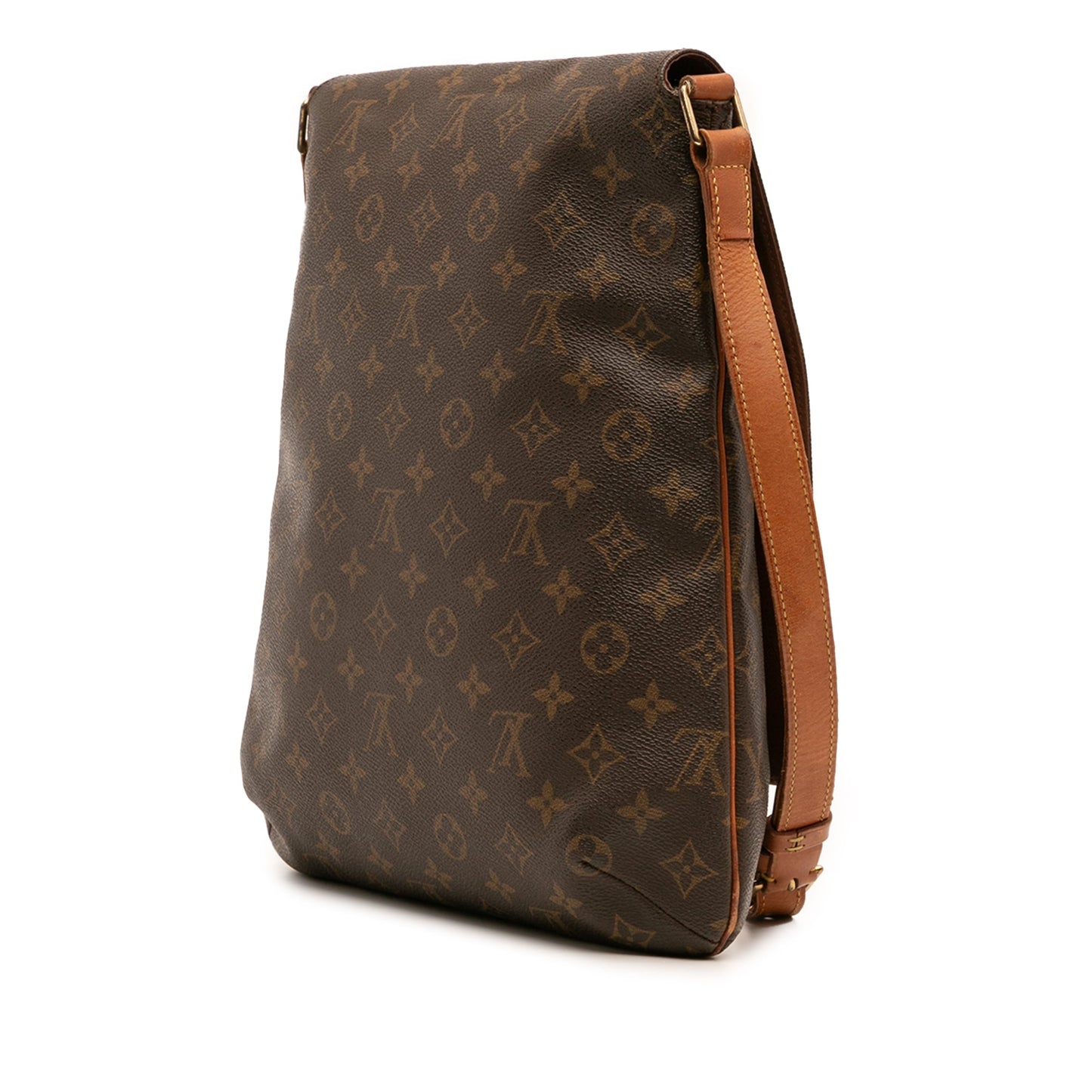 Brown Louis Vuitton Monogram Mtte Salsa GM Crossbody Bag