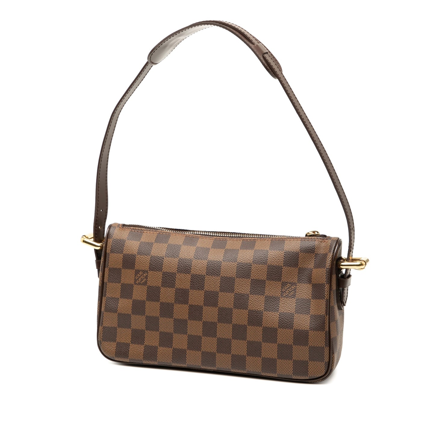 Brown Louis Vuitton Damier Ebene Ravello GM Satchel