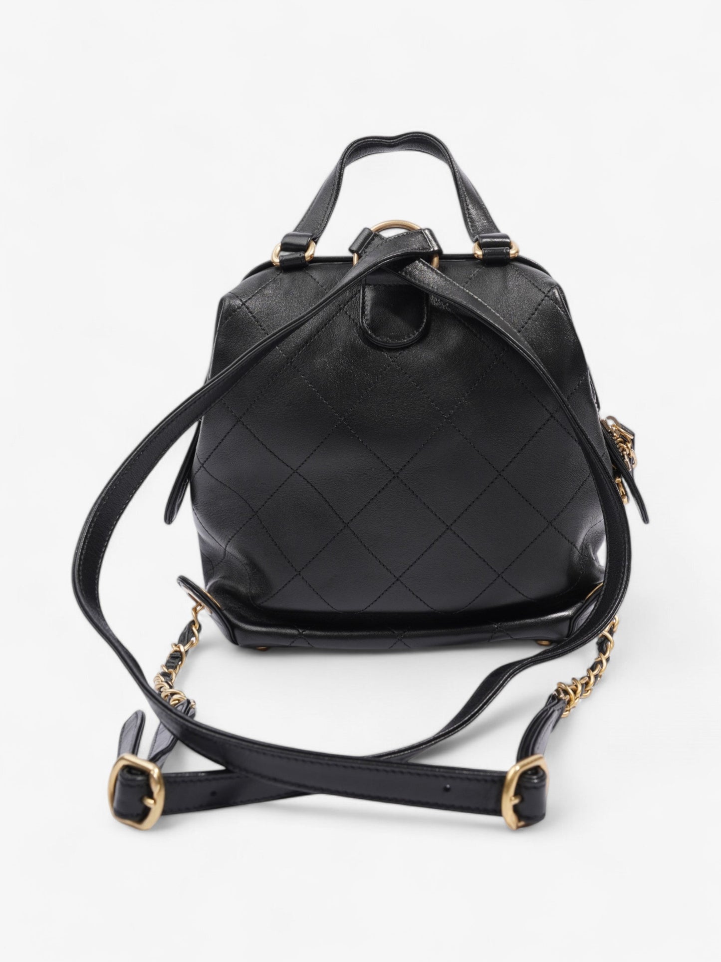 Chanel Timeless Backpack Black Lambskin Leather