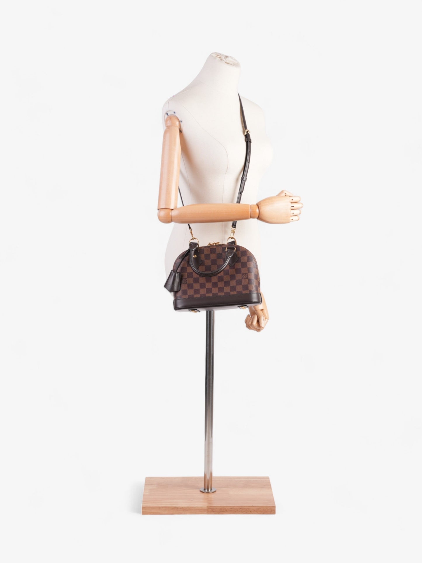 Louis Vuitton Alma BB Damier Ebene Coated Canvas
