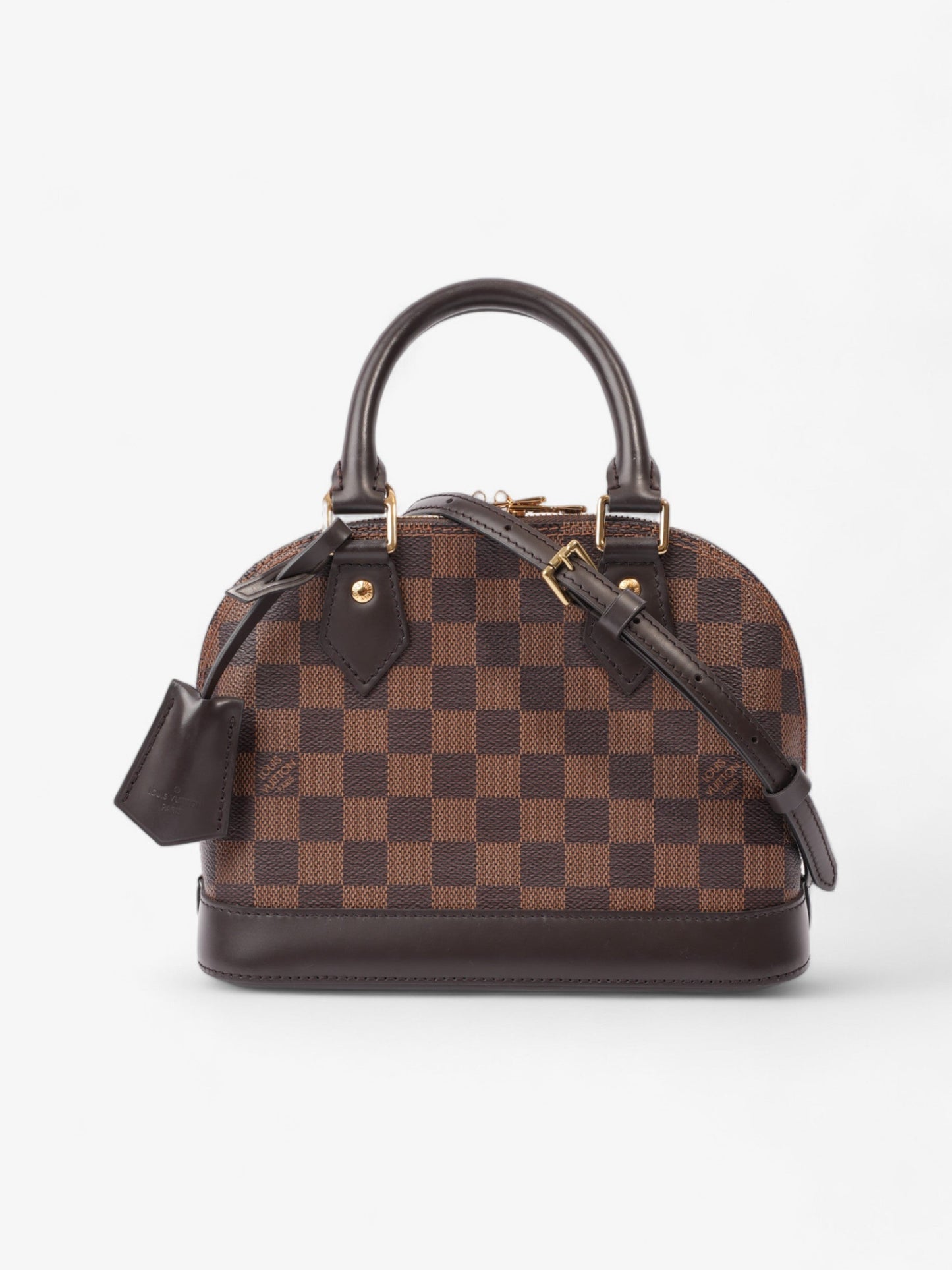 Louis Vuitton Alma BB Damier Ebene Coated Canvas