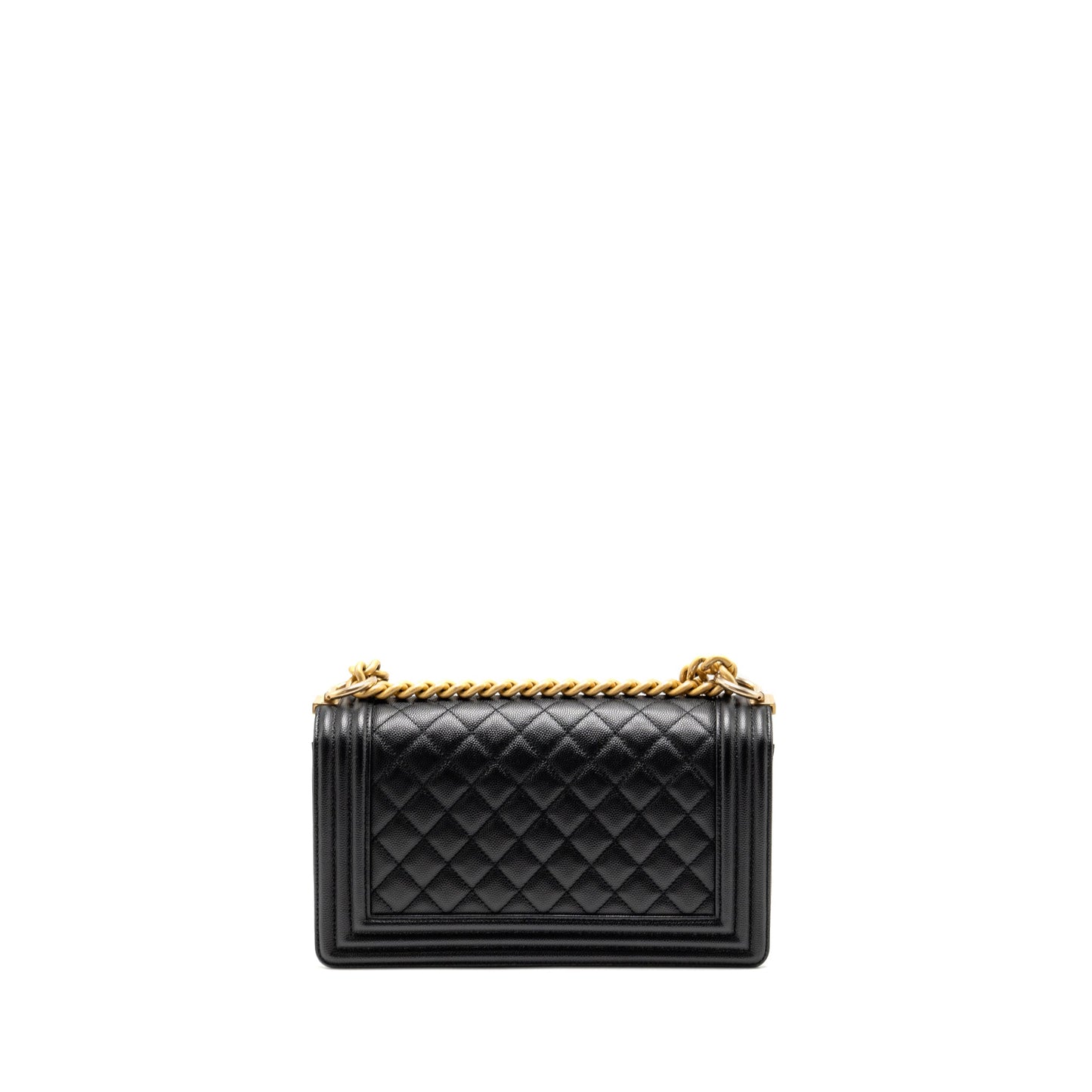 CHANEL Medium Boy Bag Caviar Black