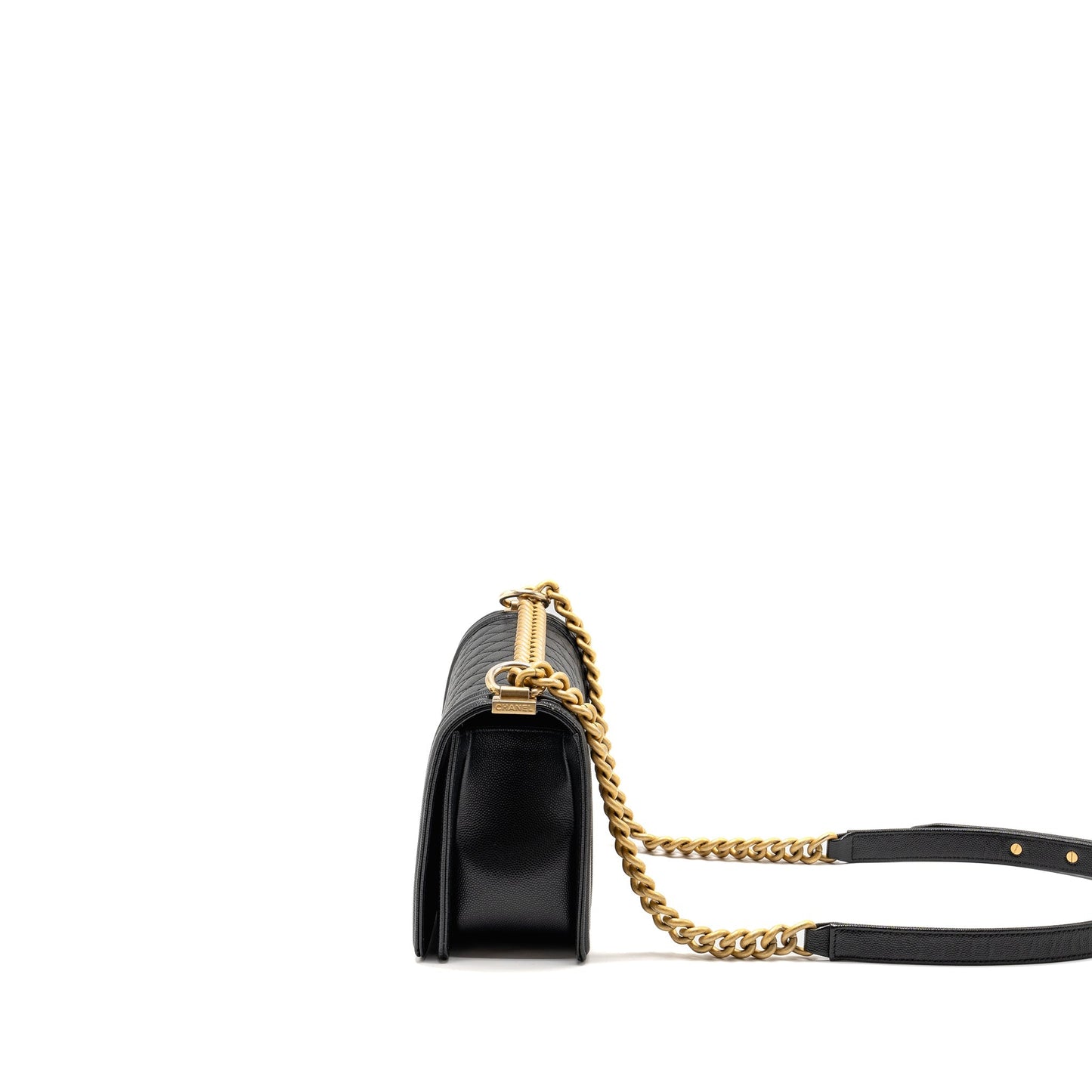 CHANEL Medium Boy Bag Caviar Black