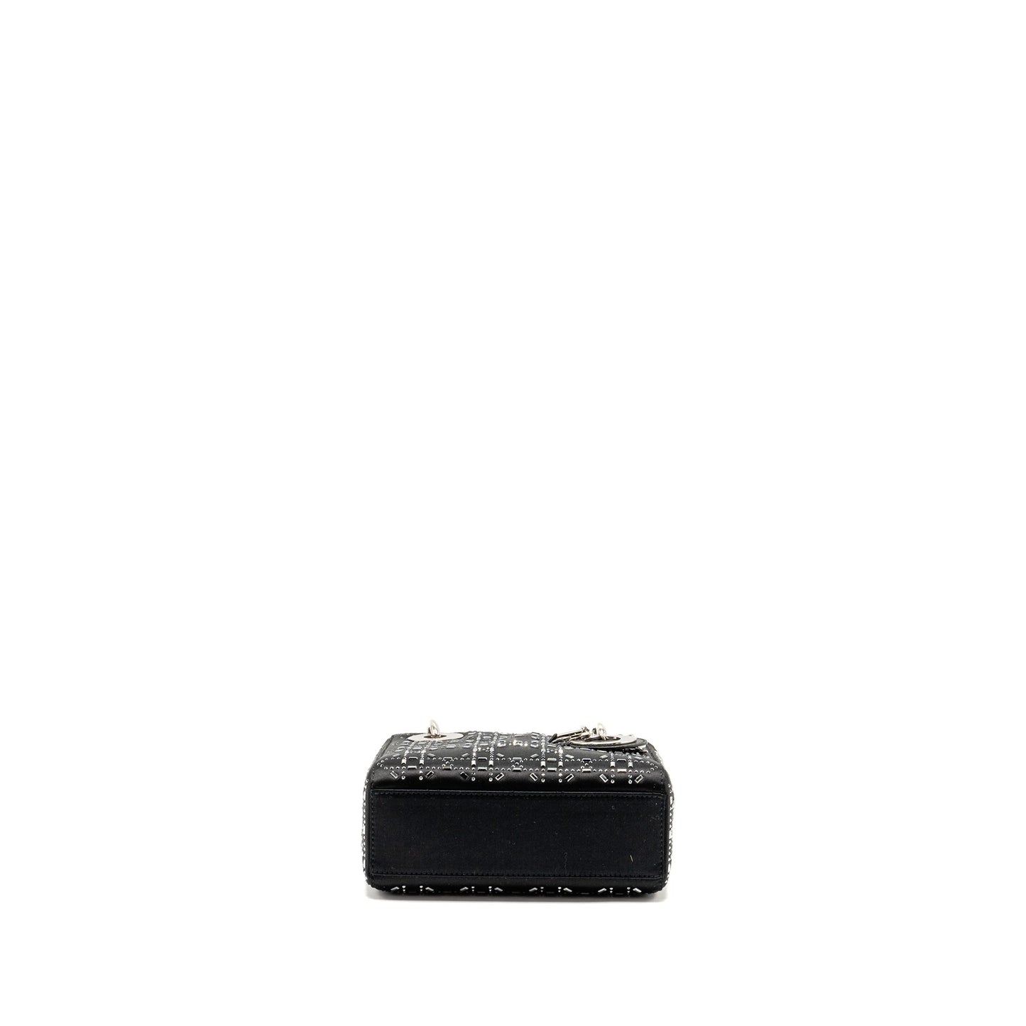 Dior Mini Lady Dior Satin With Crystal Black