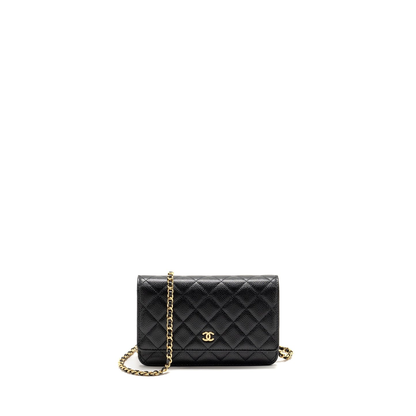 CHANEL Classic Wallet On Chain Caviar Black