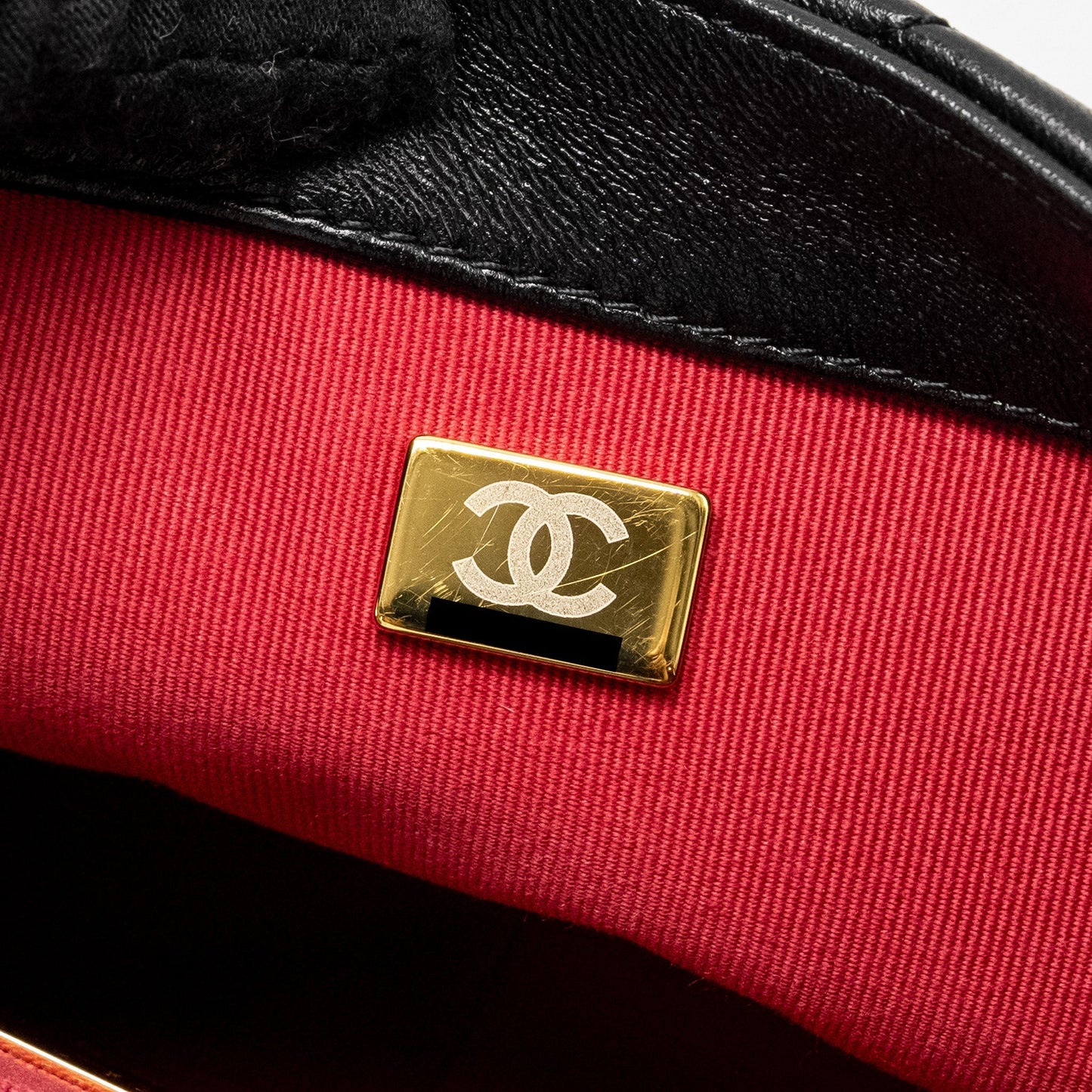 Chanel Small 19 Bag Lambskin Black  (microchip)
