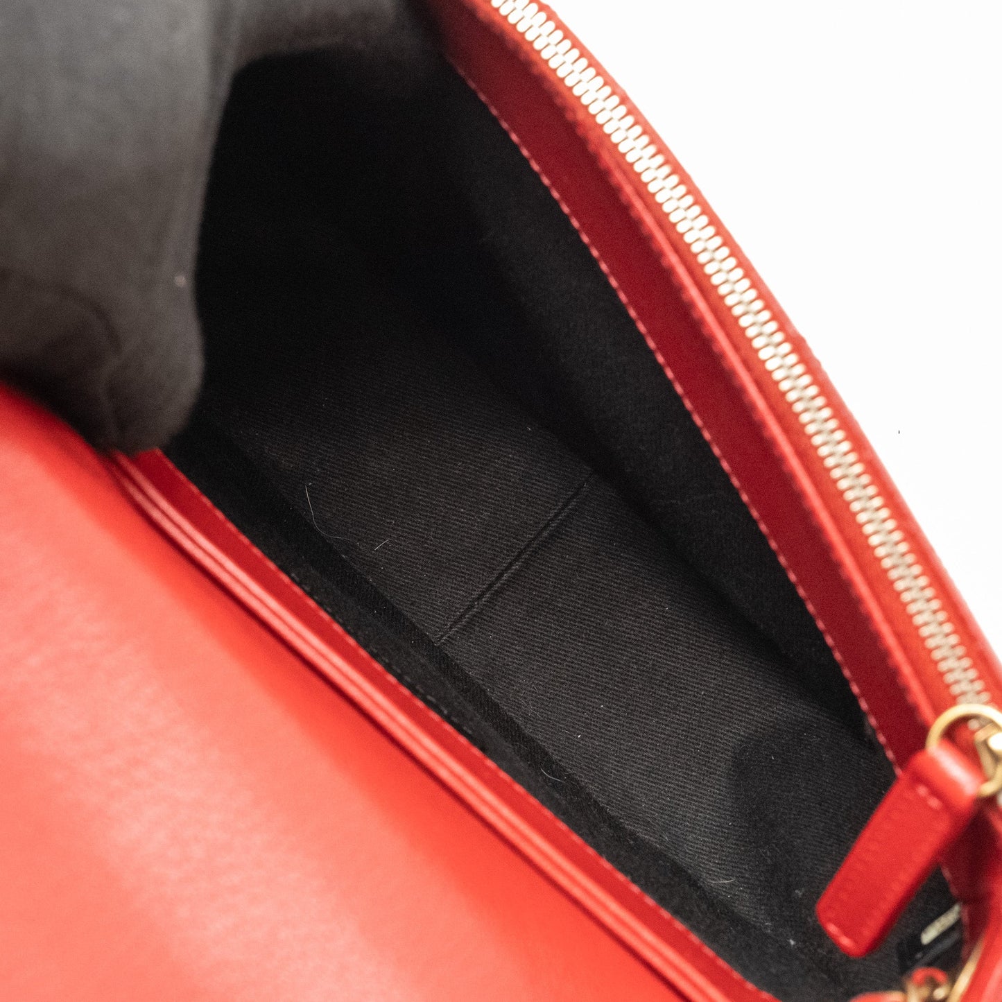 Chanel Medium Coco Curve Flap Bag Calfskin Red