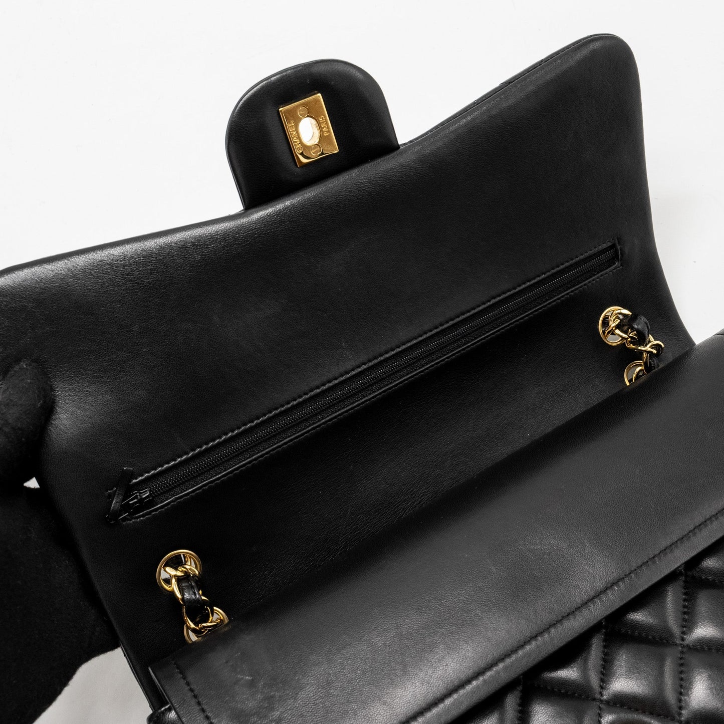 Chanel Jumbo Classic Double Flap Bag Lambskin BLACK