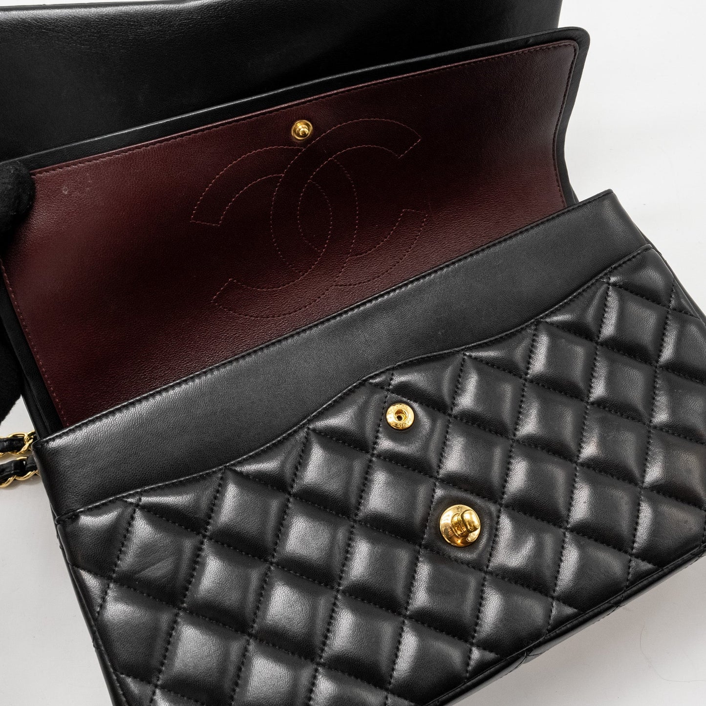 Chanel Jumbo Classic Double Flap Bag Lambskin BLACK
