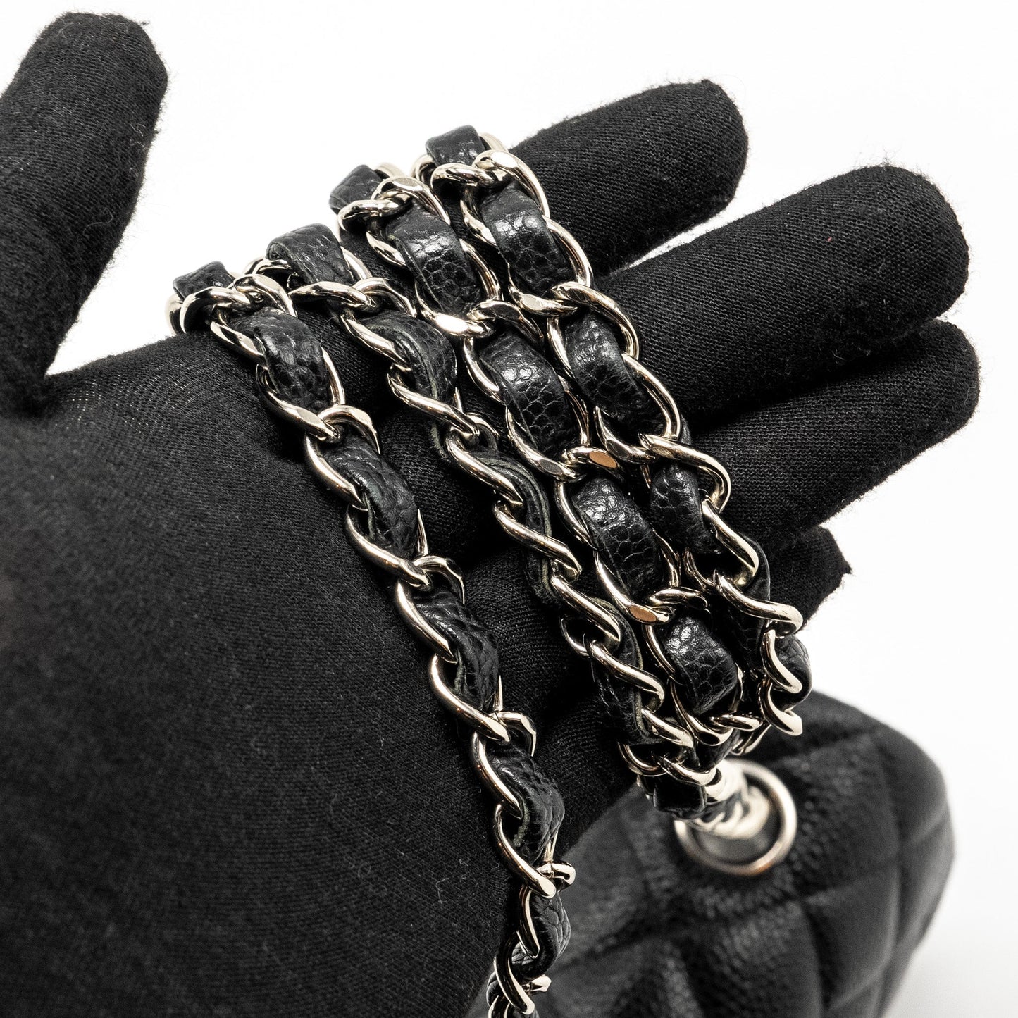 Chanel Mini Rectangular Flap Bag caviar black