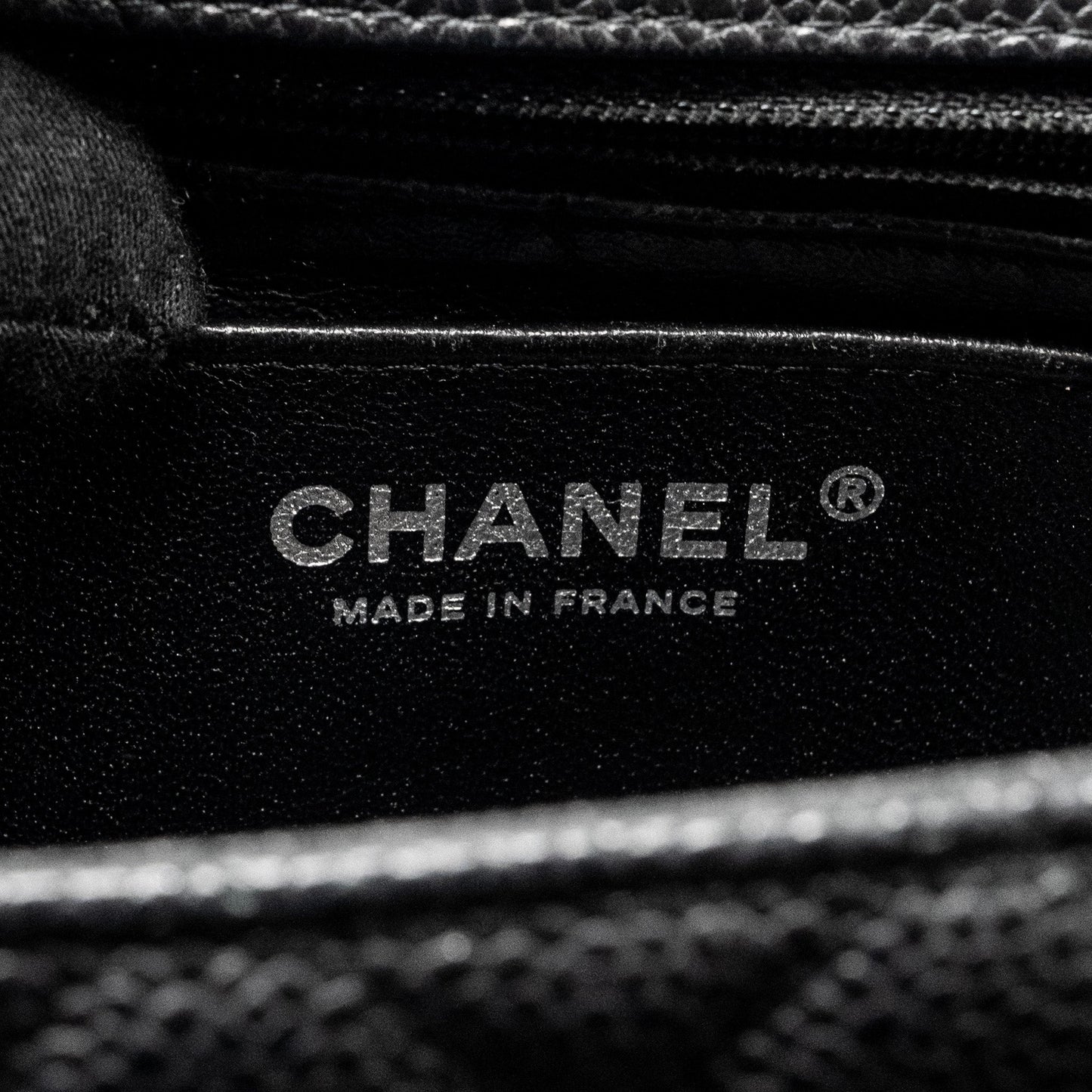 Chanel Mini Rectangular Flap Bag caviar black
