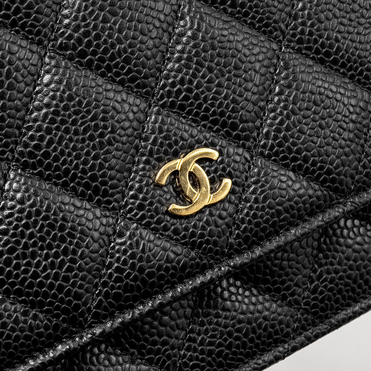 Chanel Classic Wallet on Chain Caviar Black