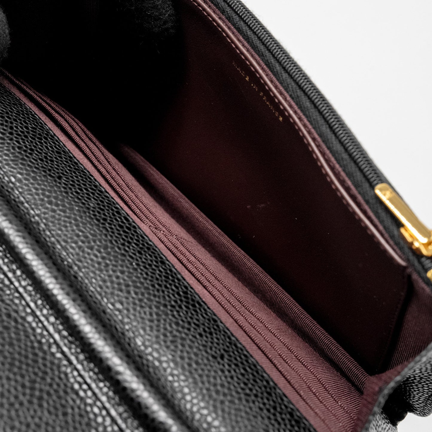 Chanel Classic Wallet on Chain Caviar Black
