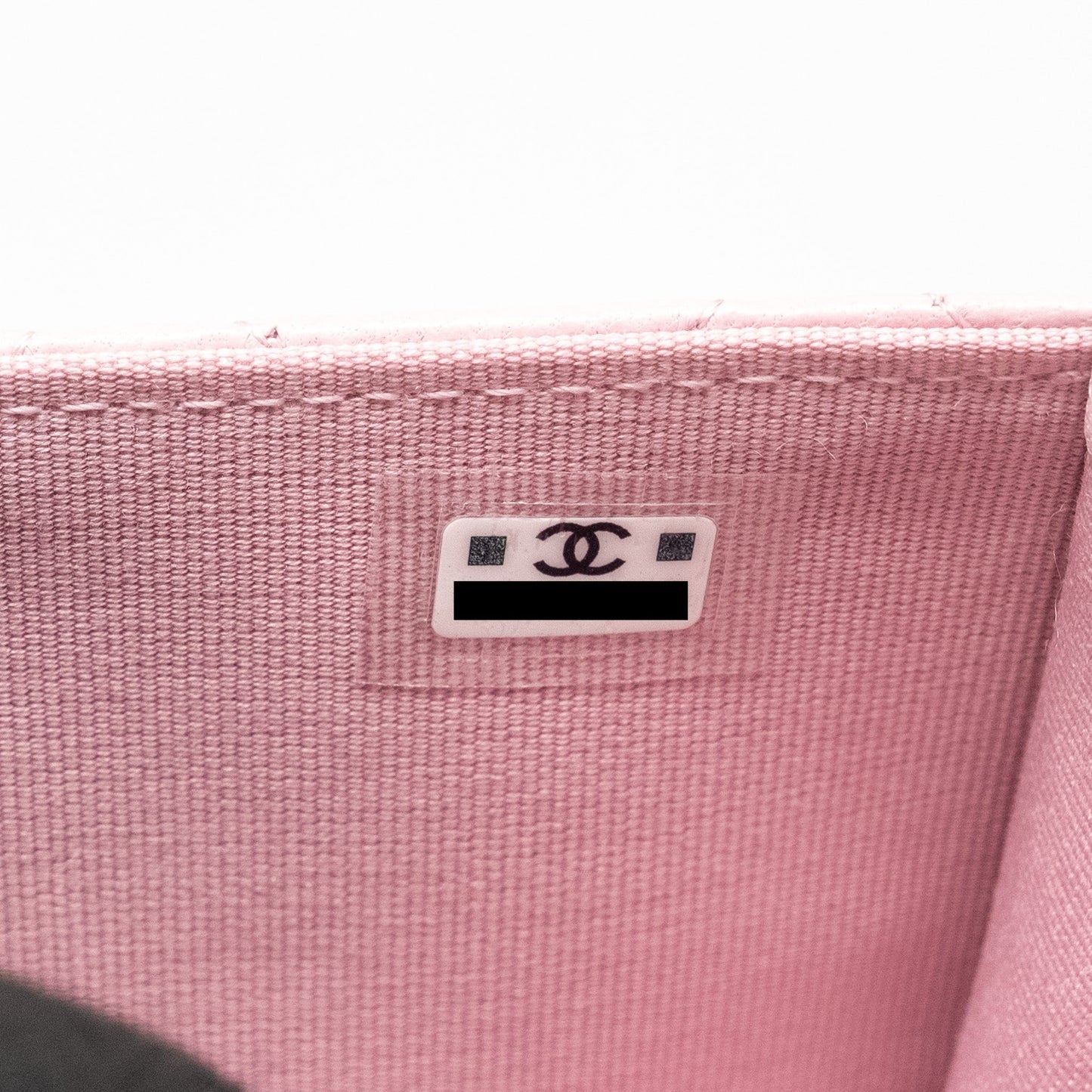 Chanel Pearl Detailed Top Handel Wallet On Chain Lambskin Pink L (Microchip)