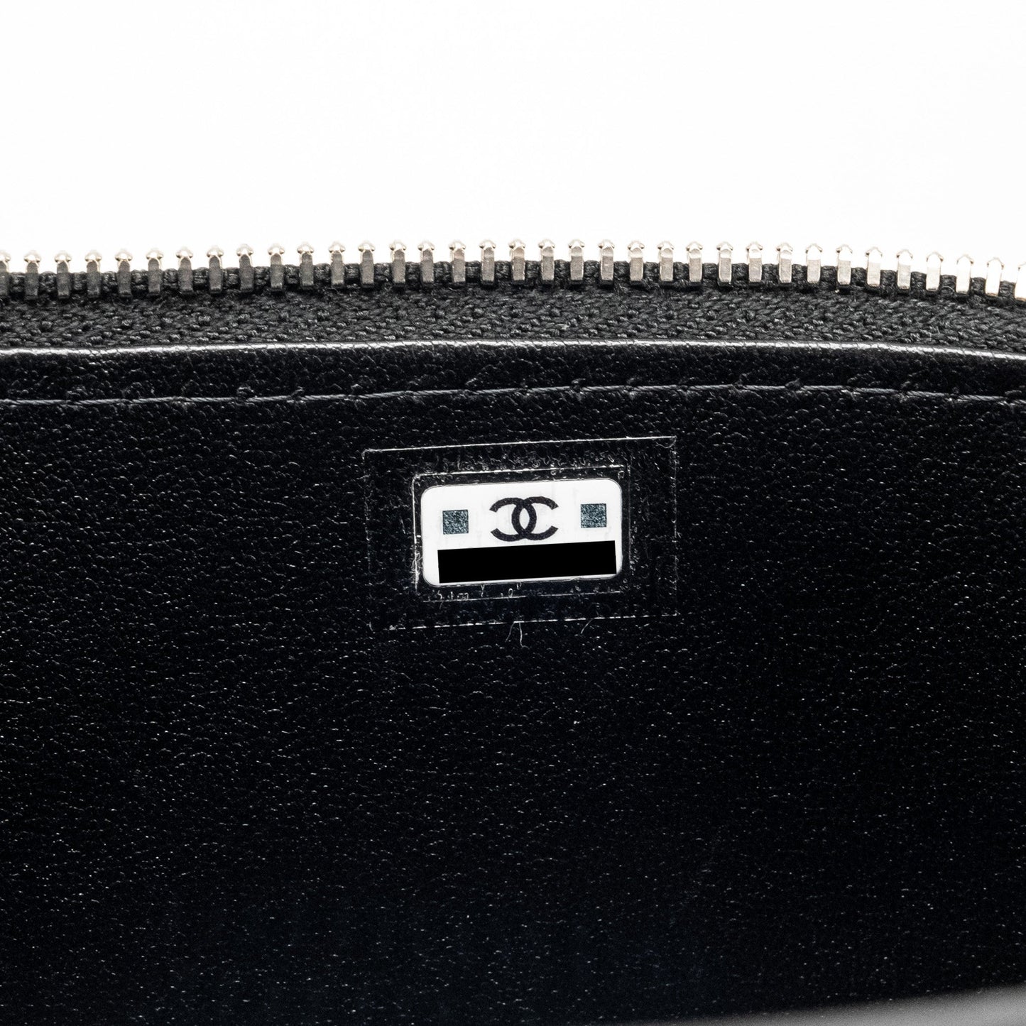 Chanel Top Handle Long Vanity Case Lambskin BLACK  (Microchip)