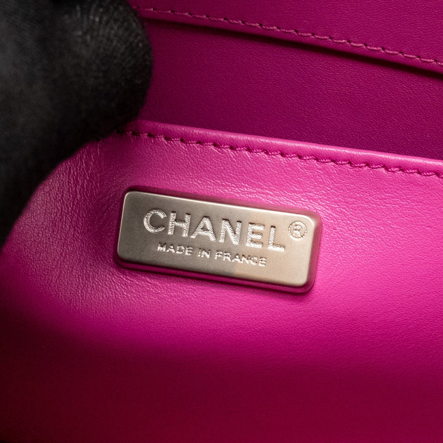 Chanel Medium Boy Flap Bag Python Pink Brushed