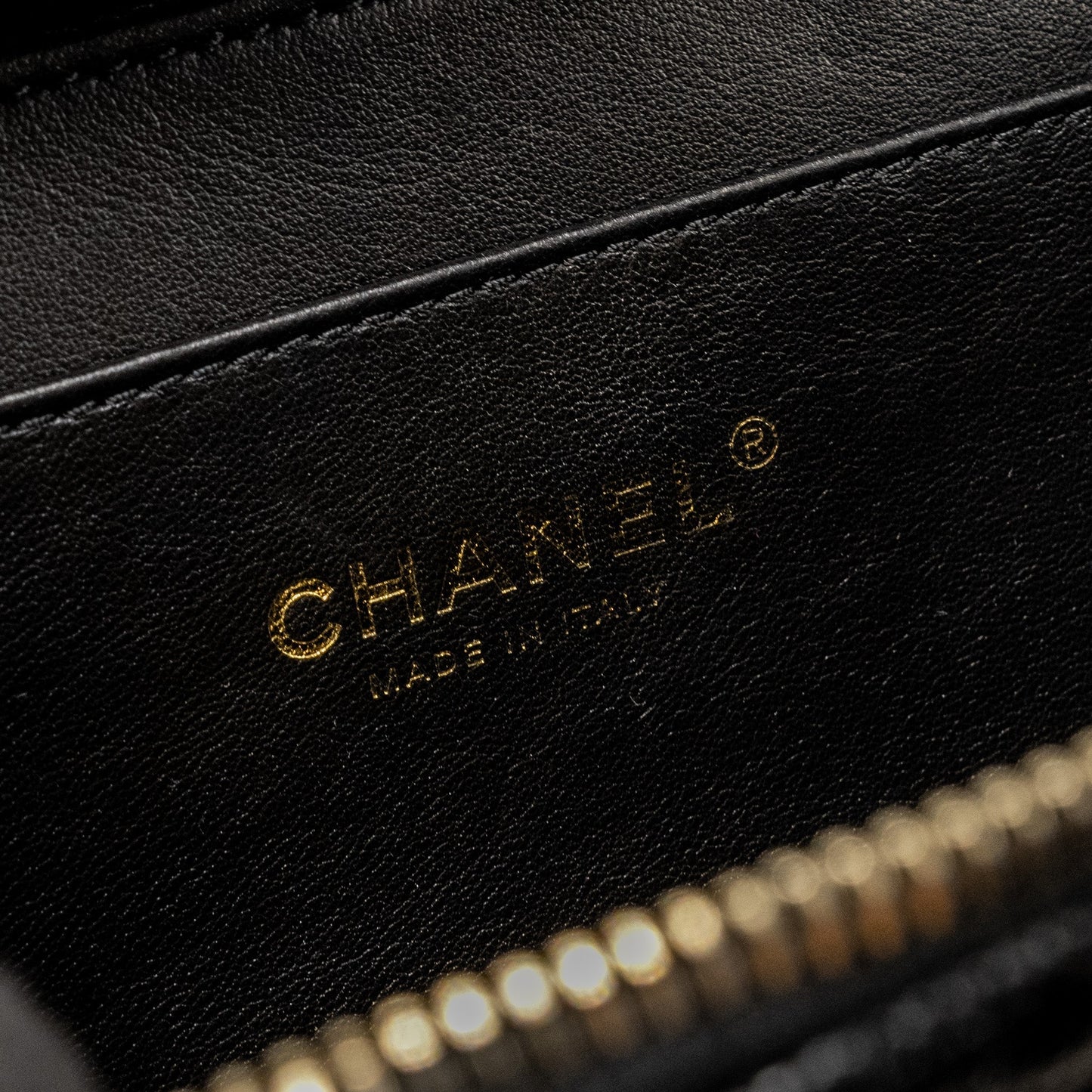 CHANEL 22s Letter Top Handle Small Vanity Case Caviar Black Brushed  (Microchip)