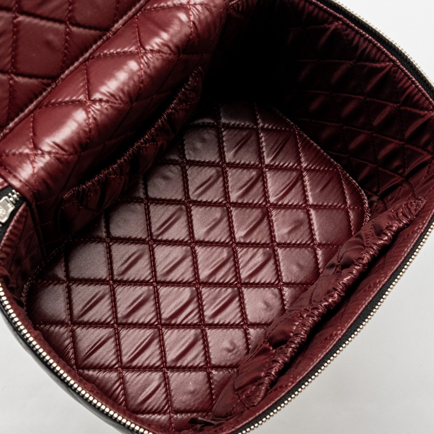 CHANEL Quilted Vanity Case Lambskin Black