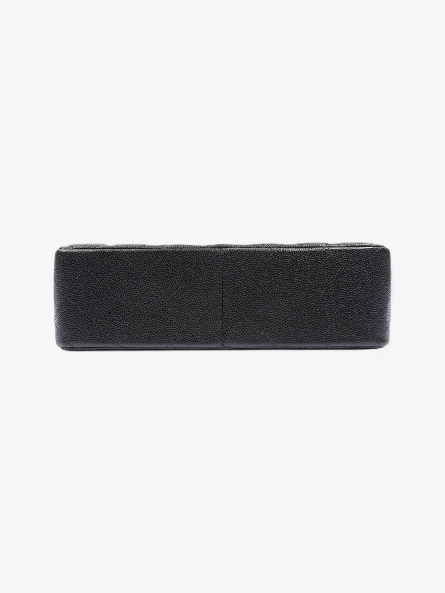 Chanel Classic Double Flap Black Caviar Leather Jumbo