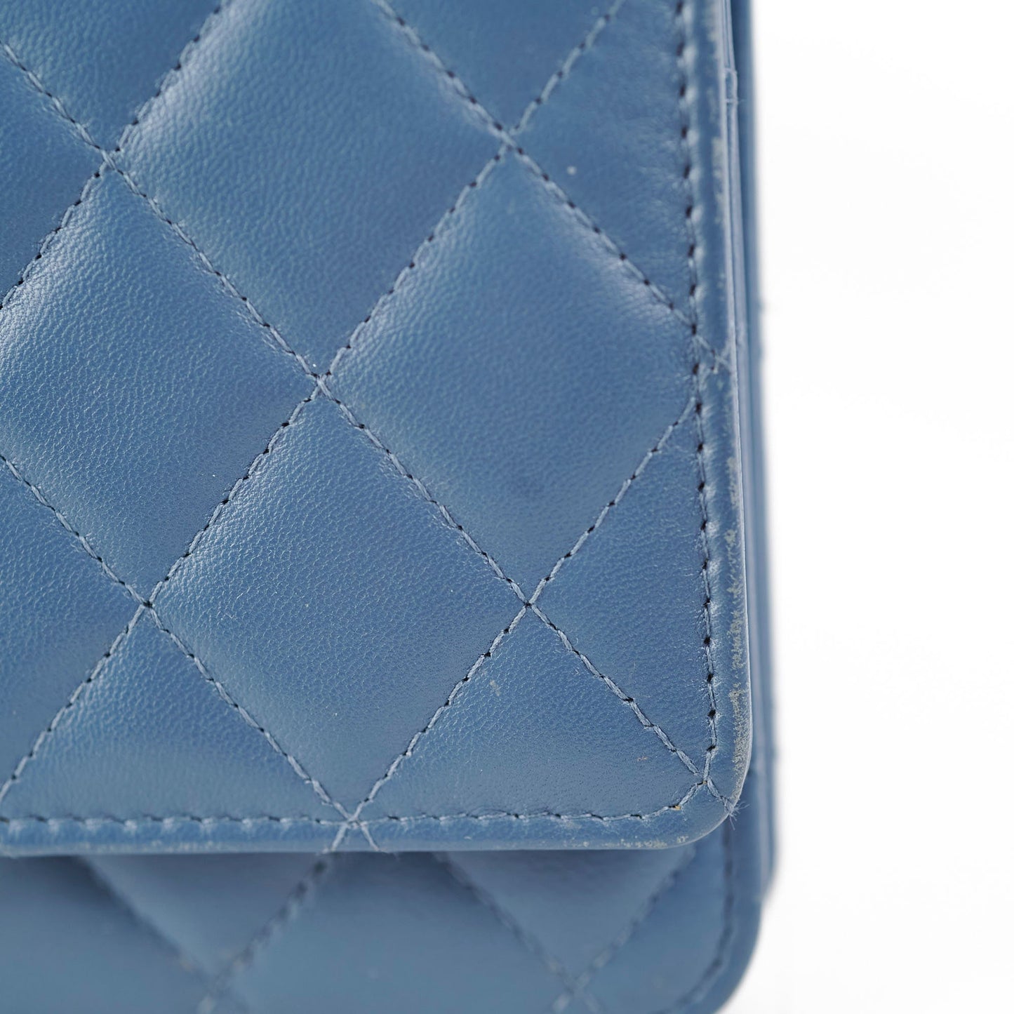 Chanel Trendy Wallet On Chain WOC Blue