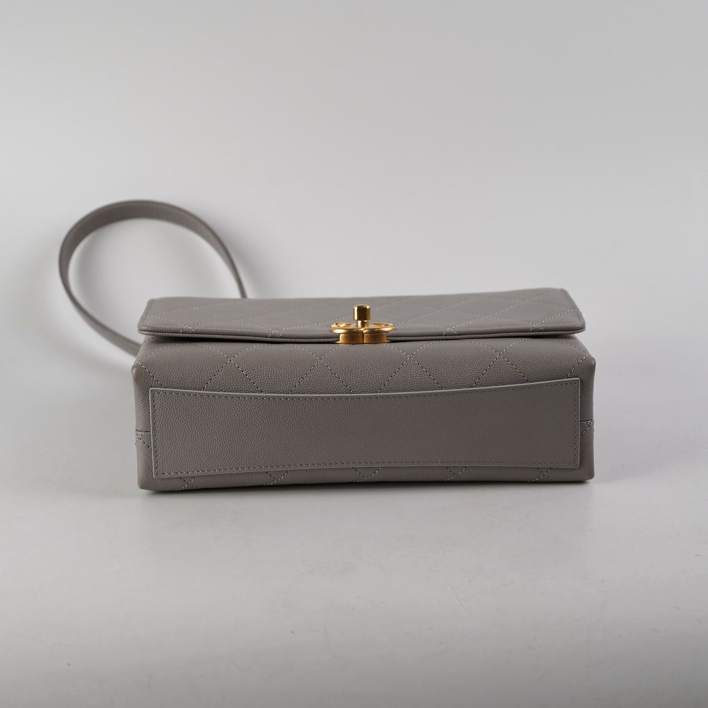 Chanel Grey Affinity Caviar Crossbody