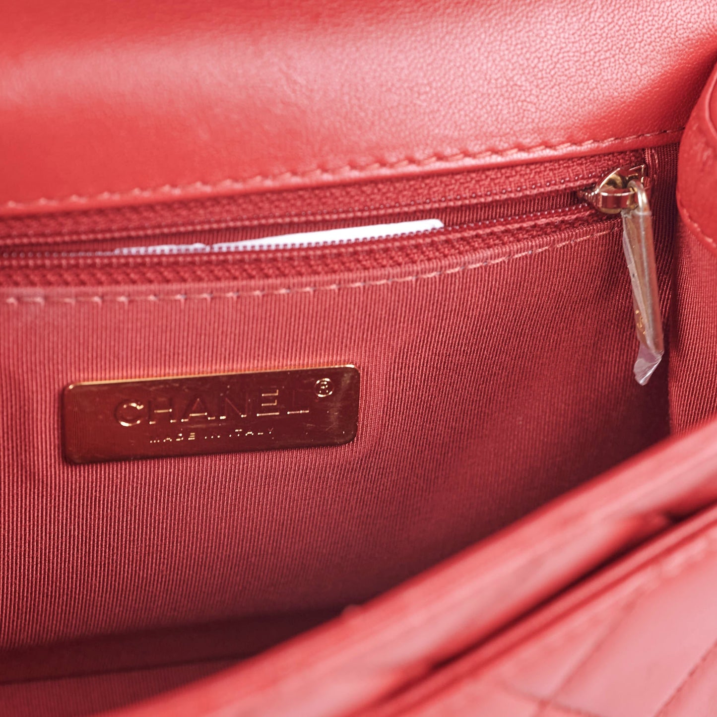 Chanel Seasonal Red Top Handle