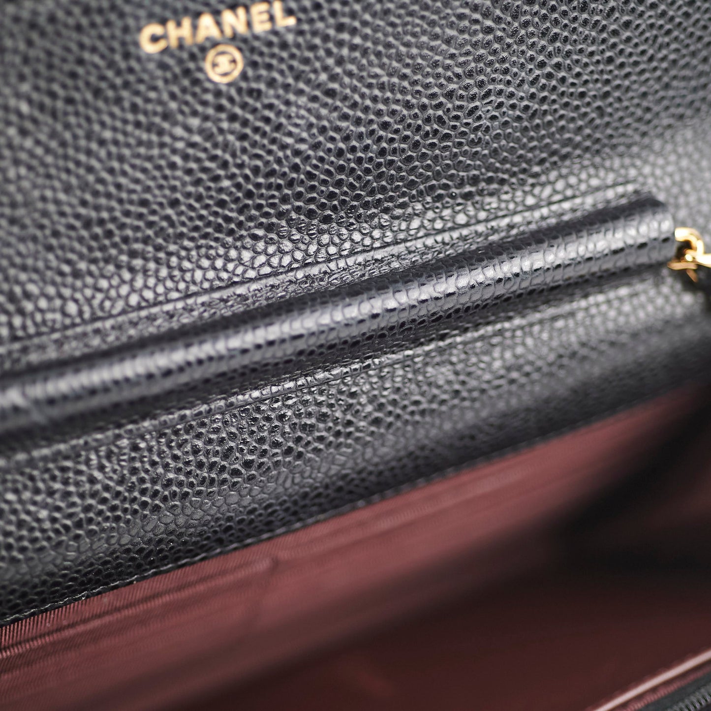 Chanel Wallet On Chain WOC Black Caviar GHW - Series 28