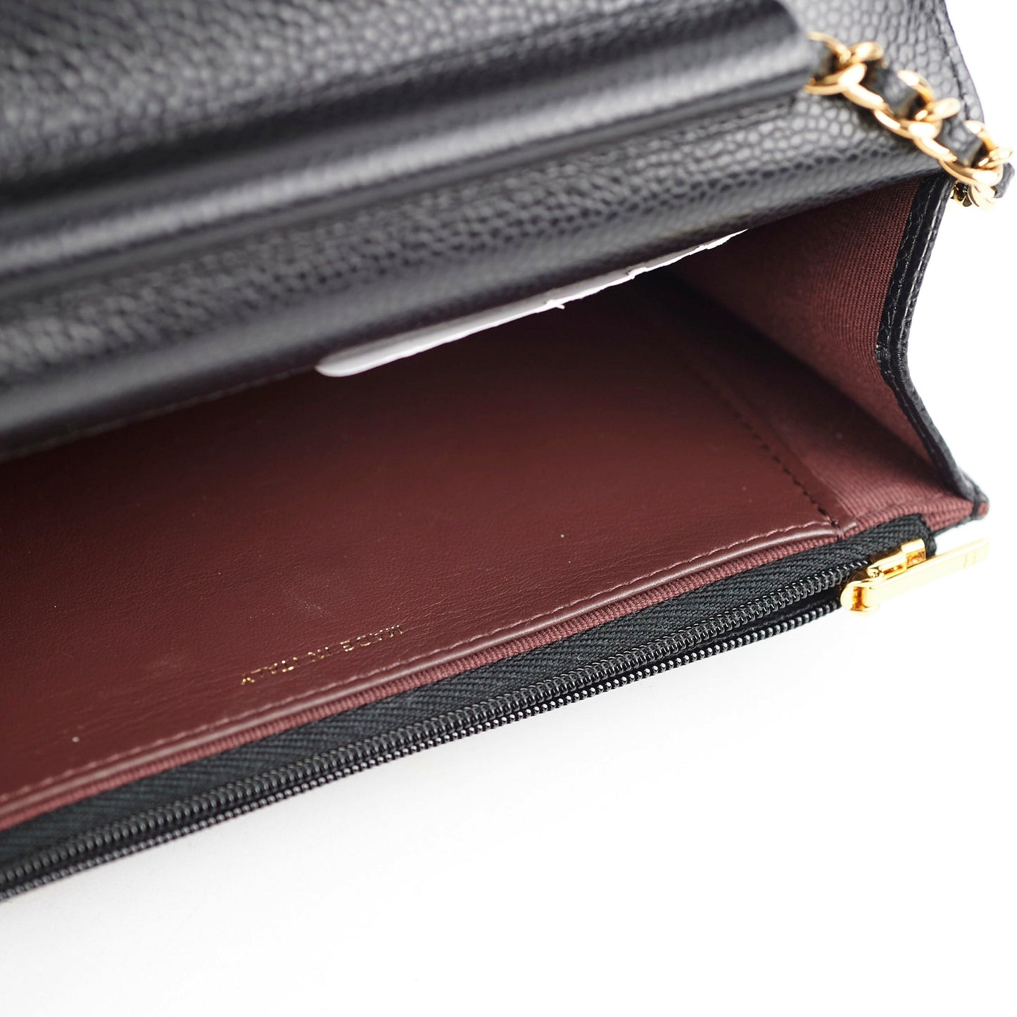 Chanel Wallet On Chain WOC Caviar Black GHW - Microchipped