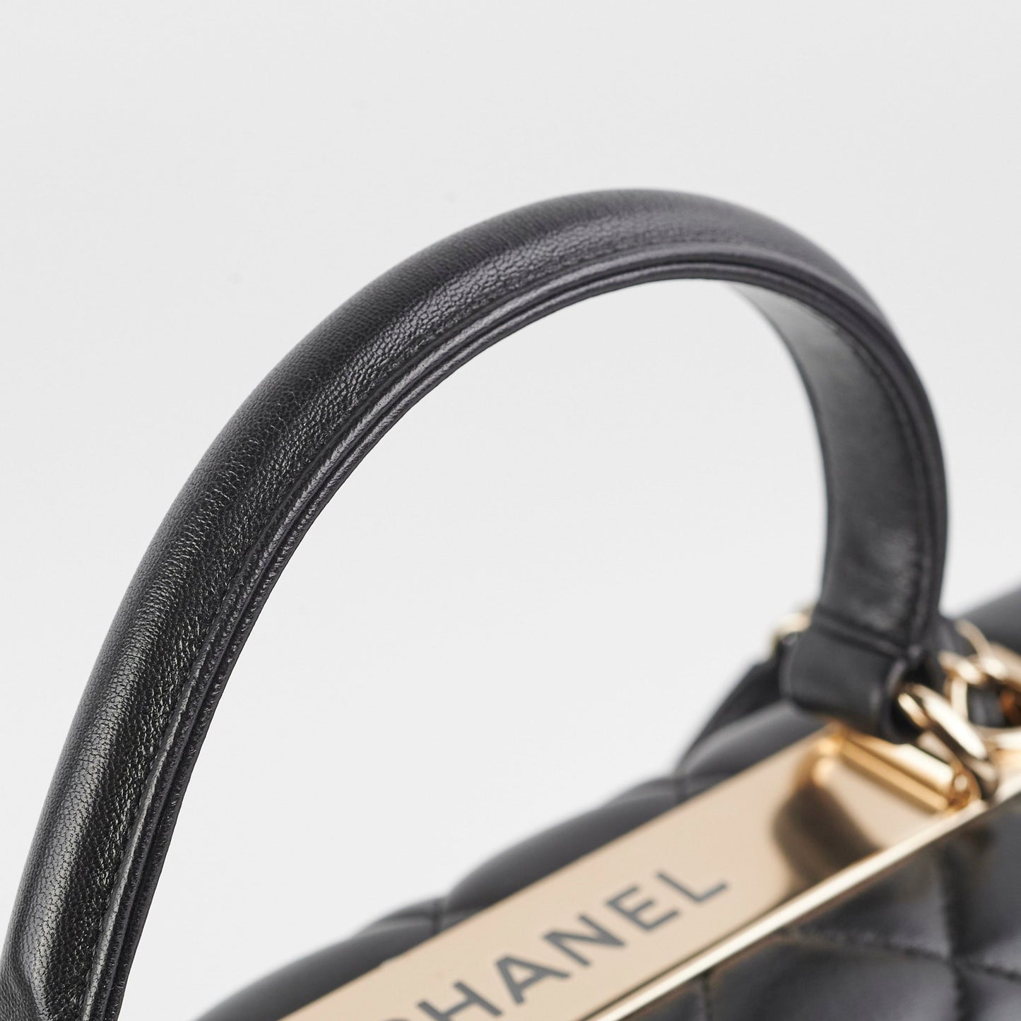 Chanel CC Trendy Medium Black Lambskin
