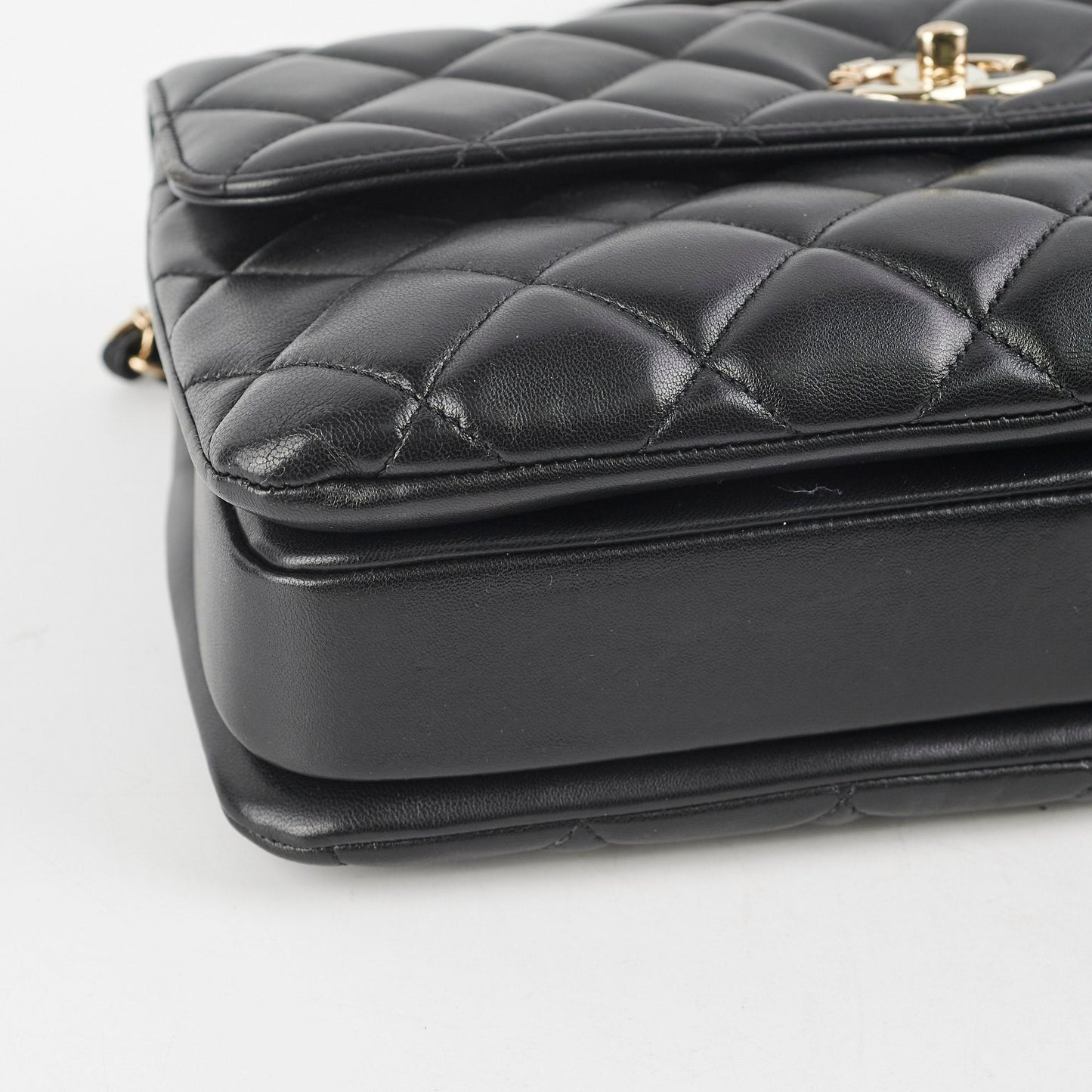 Chanel CC Trendy Medium Black Lambskin