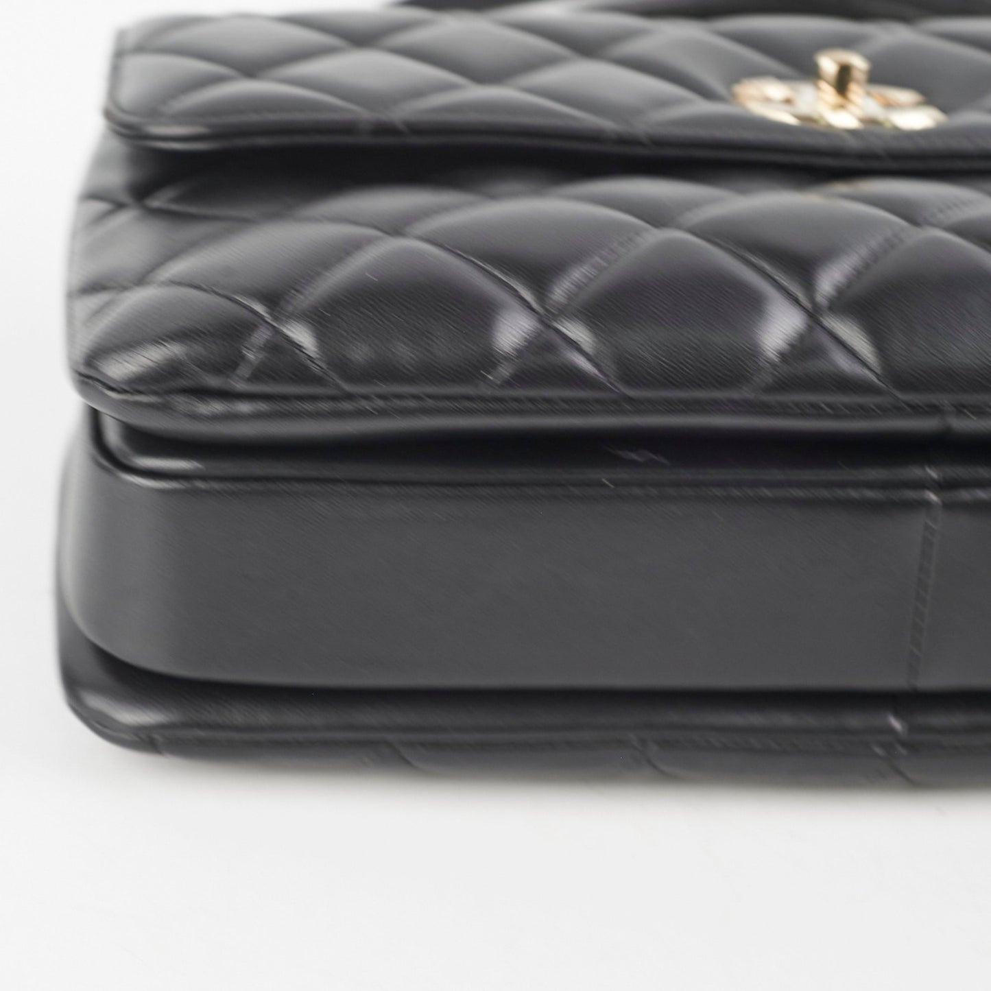 Chanel CC Trendy Medium Black Lambskin