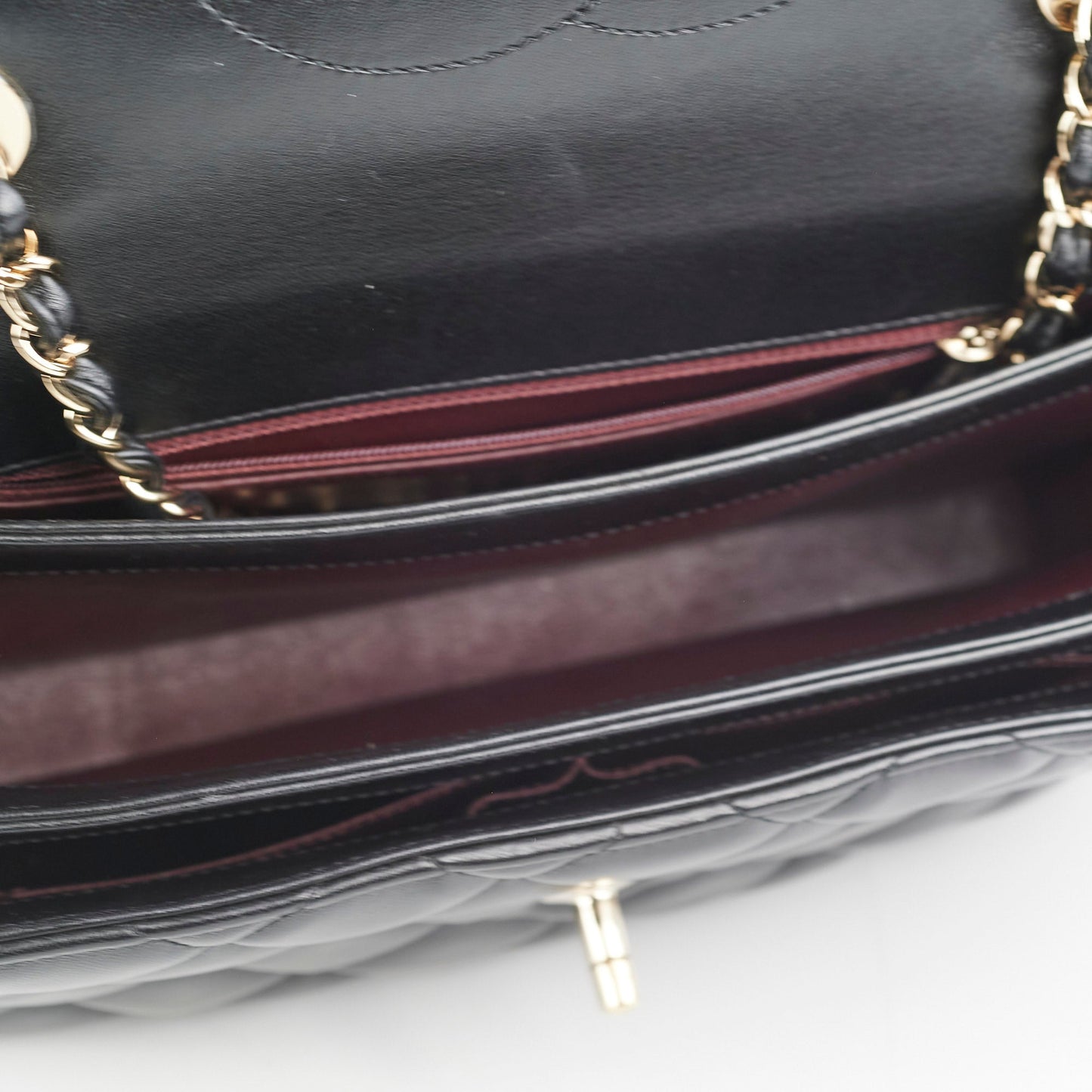 Chanel CC Trendy Medium Black Lambskin