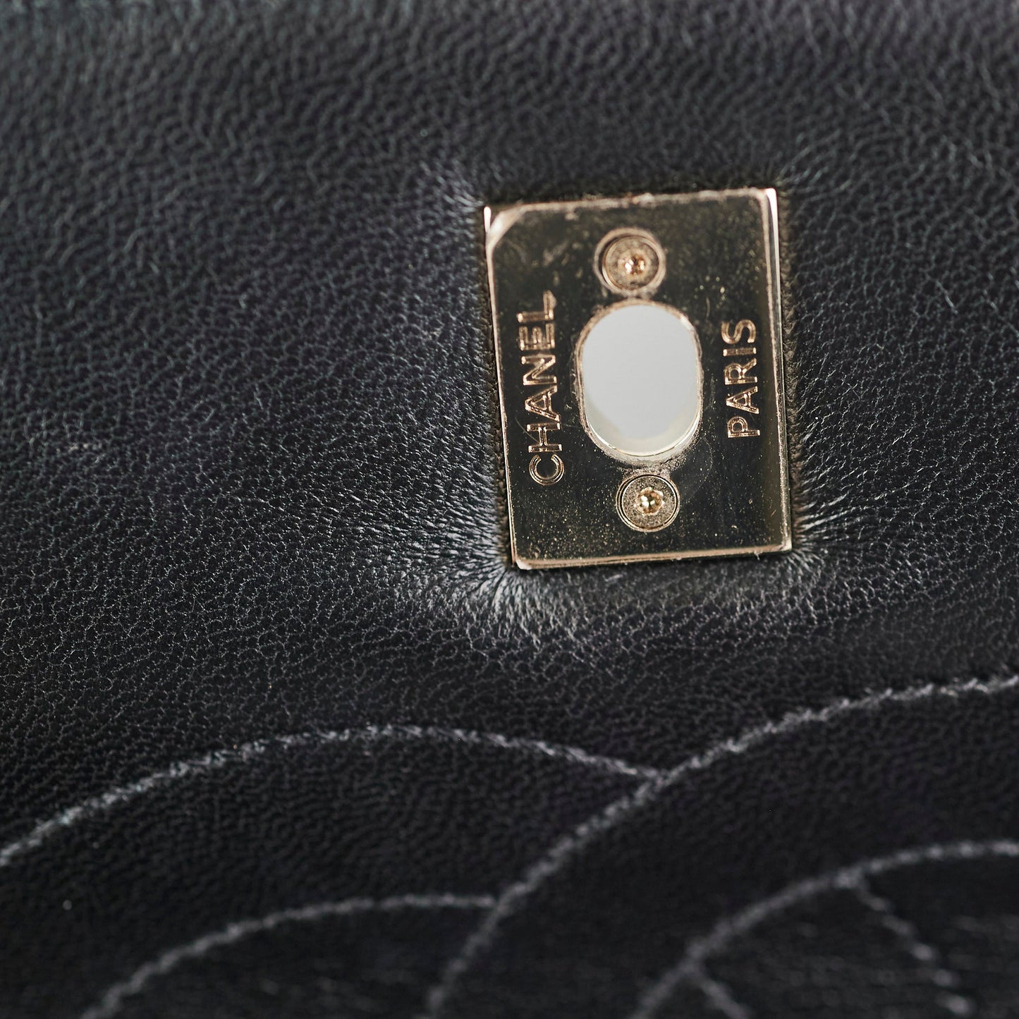 Chanel CC Trendy Medium Black Lambskin