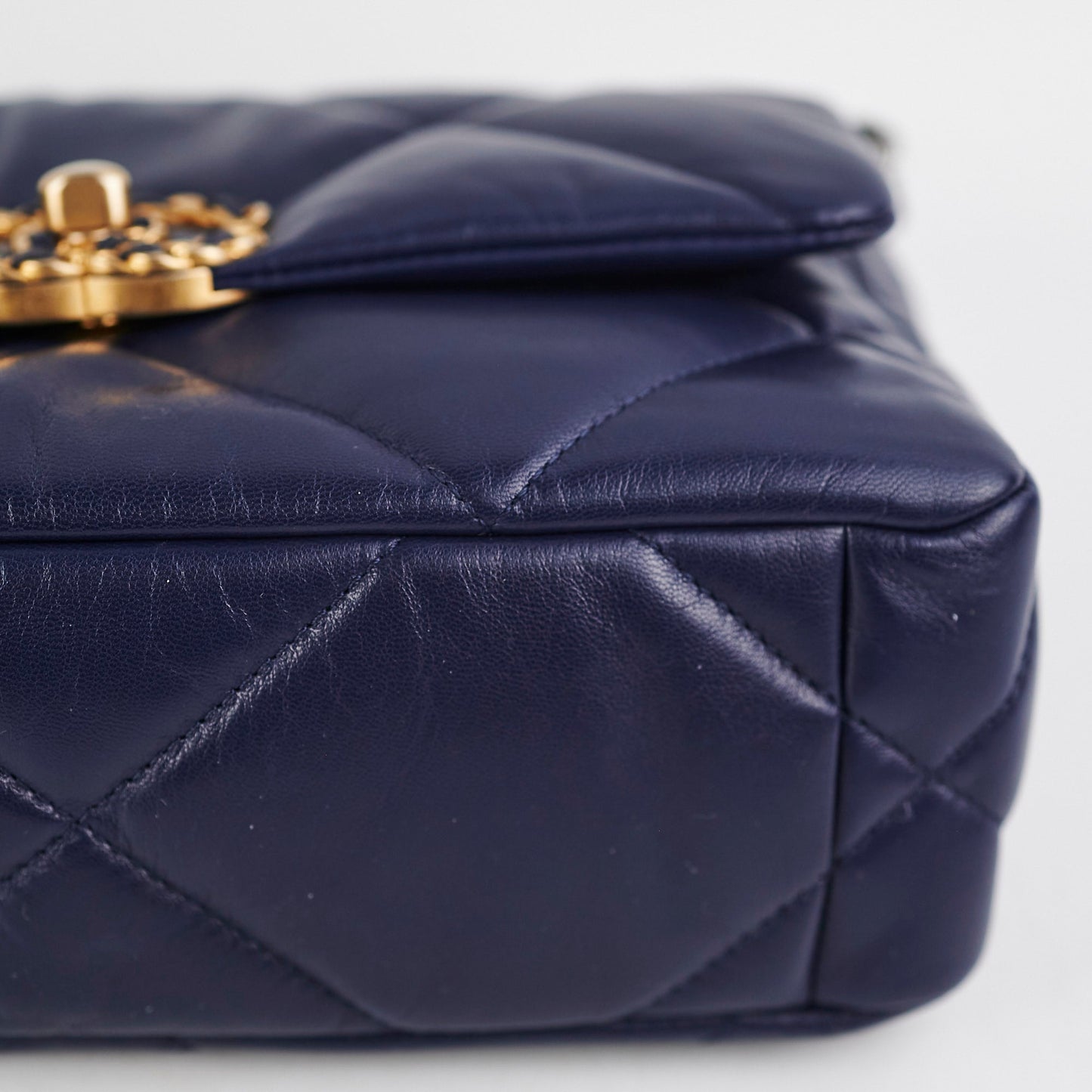 Chanel 19 Small Navy Crossbody - Series 30